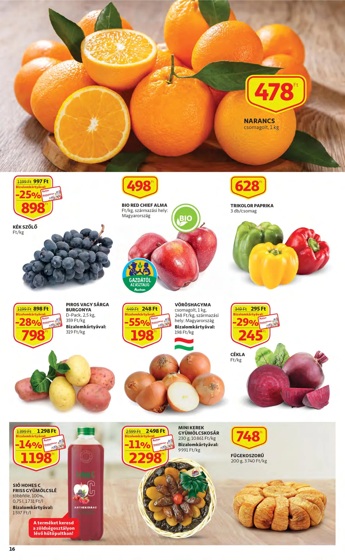 Auchan akciós újság 11.17–11.23 – 16. oldal