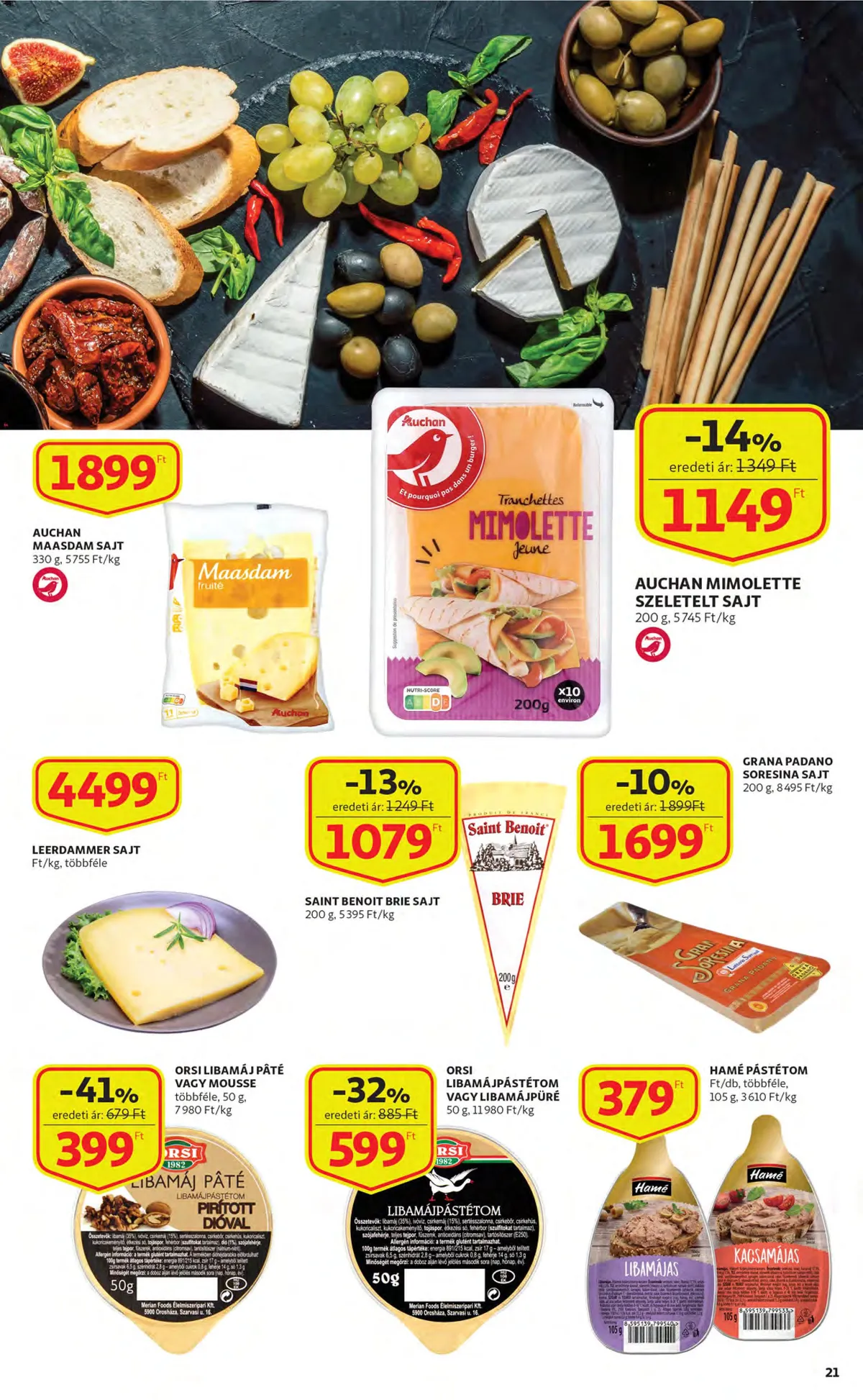 Auchan akciós újság 11.17–11.23 – 21. oldal
