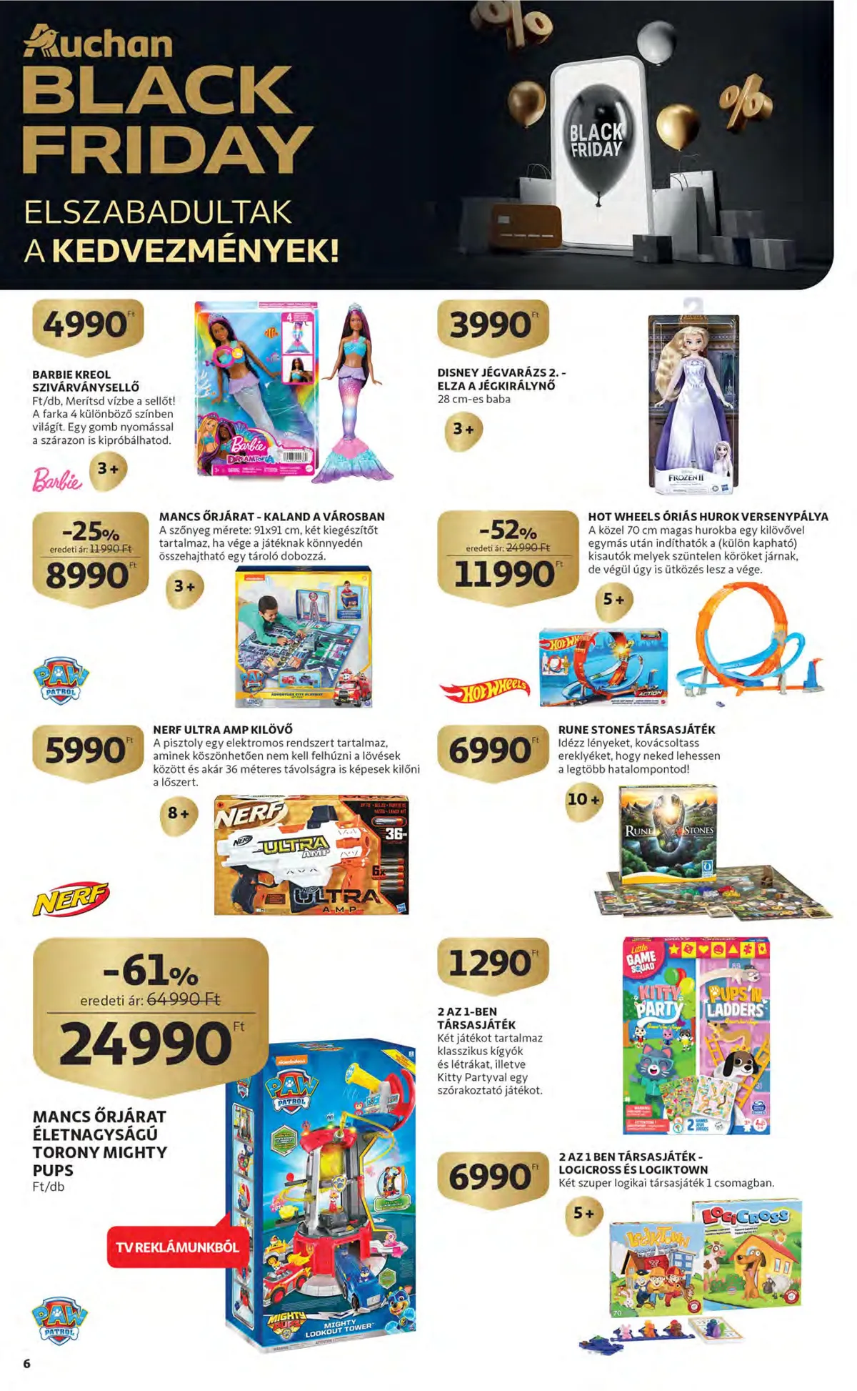 Auchan akciós újság 11.17–11.23 – 6. oldal