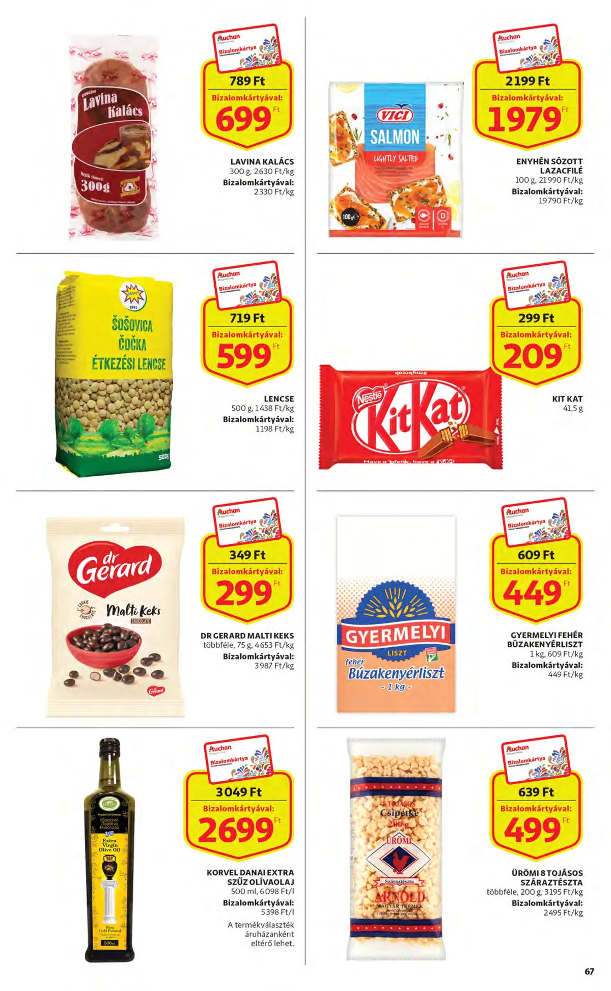 Auchan akciós újság 11.17–11.23 – 67. oldal