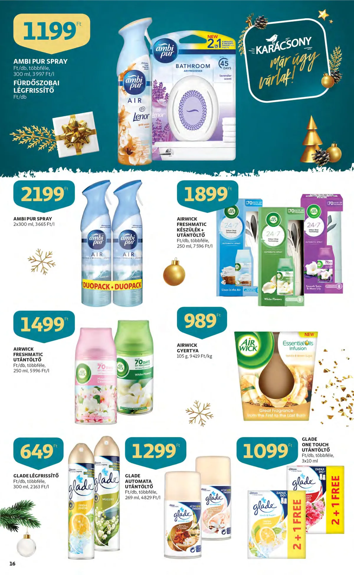 Auchan akciós újság 11.24–11.30 – 16. oldal