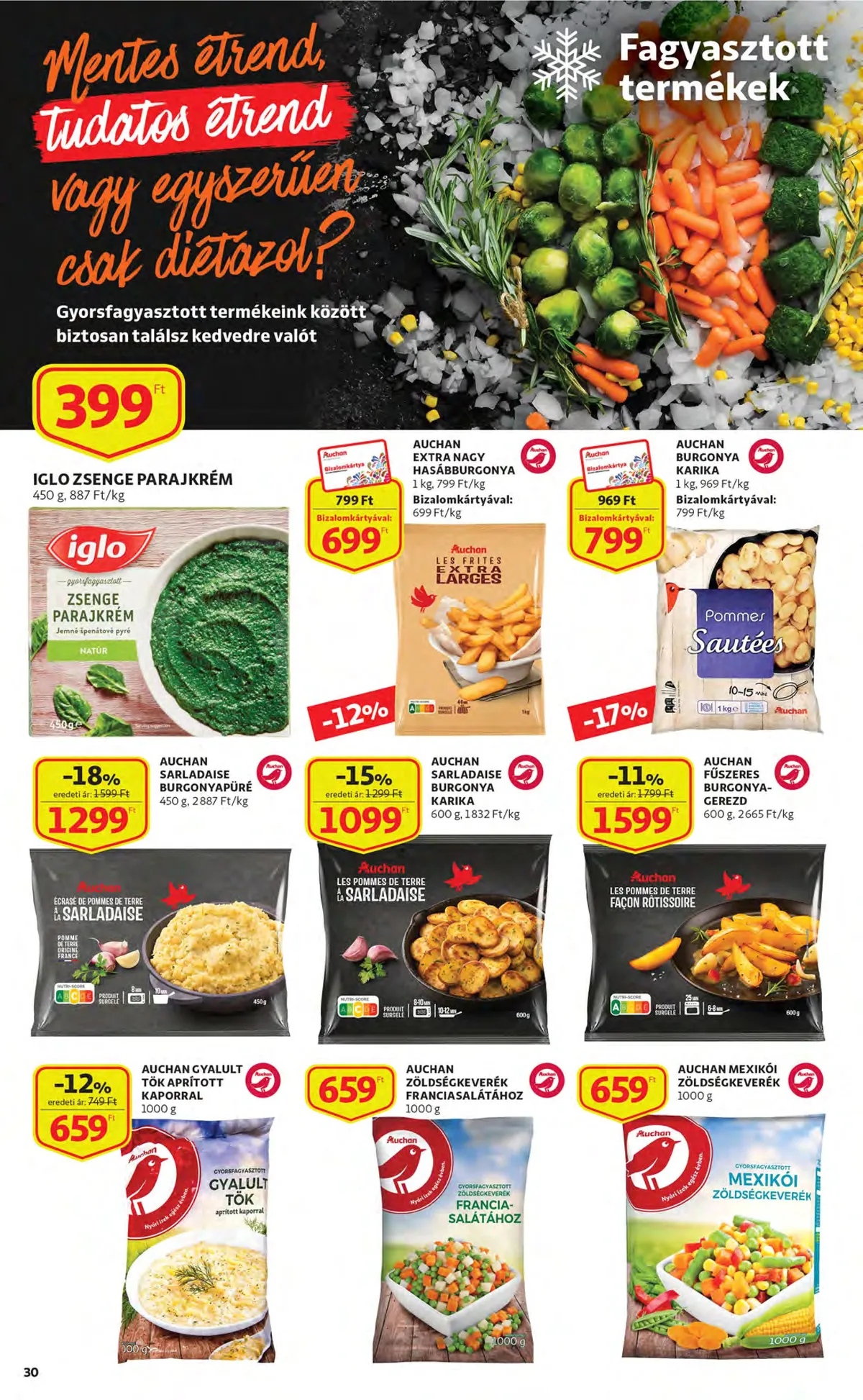 Auchan akciós újság 11.24–11.30 – 30. oldal