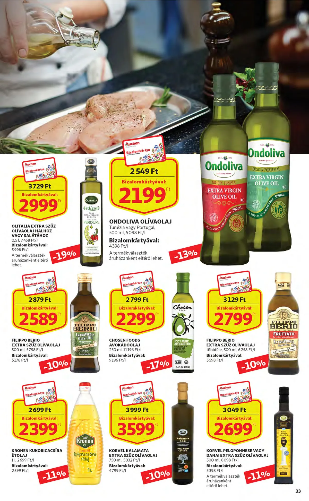 Auchan akciós újság 11.24–11.30 – 33. oldal