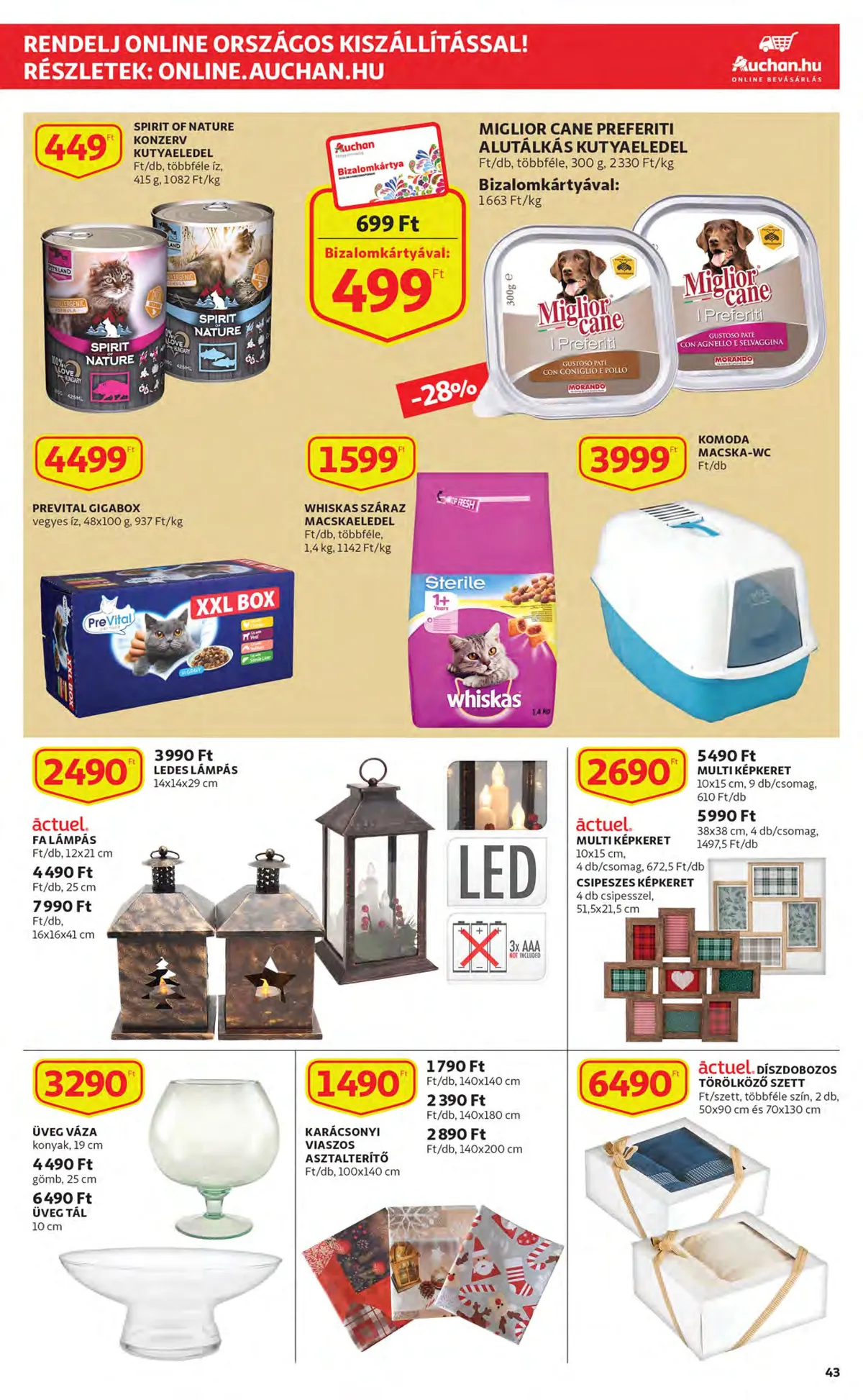 Auchan akciós újság 11.24–11.30 – 43. oldal