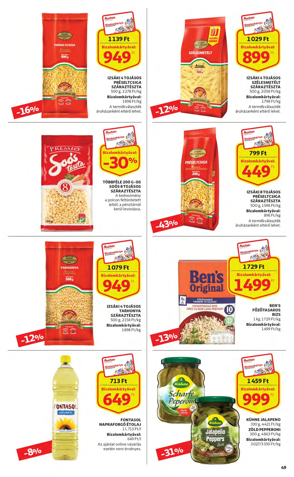 Auchan akciós újság 11.24–11.30 – 49. oldal