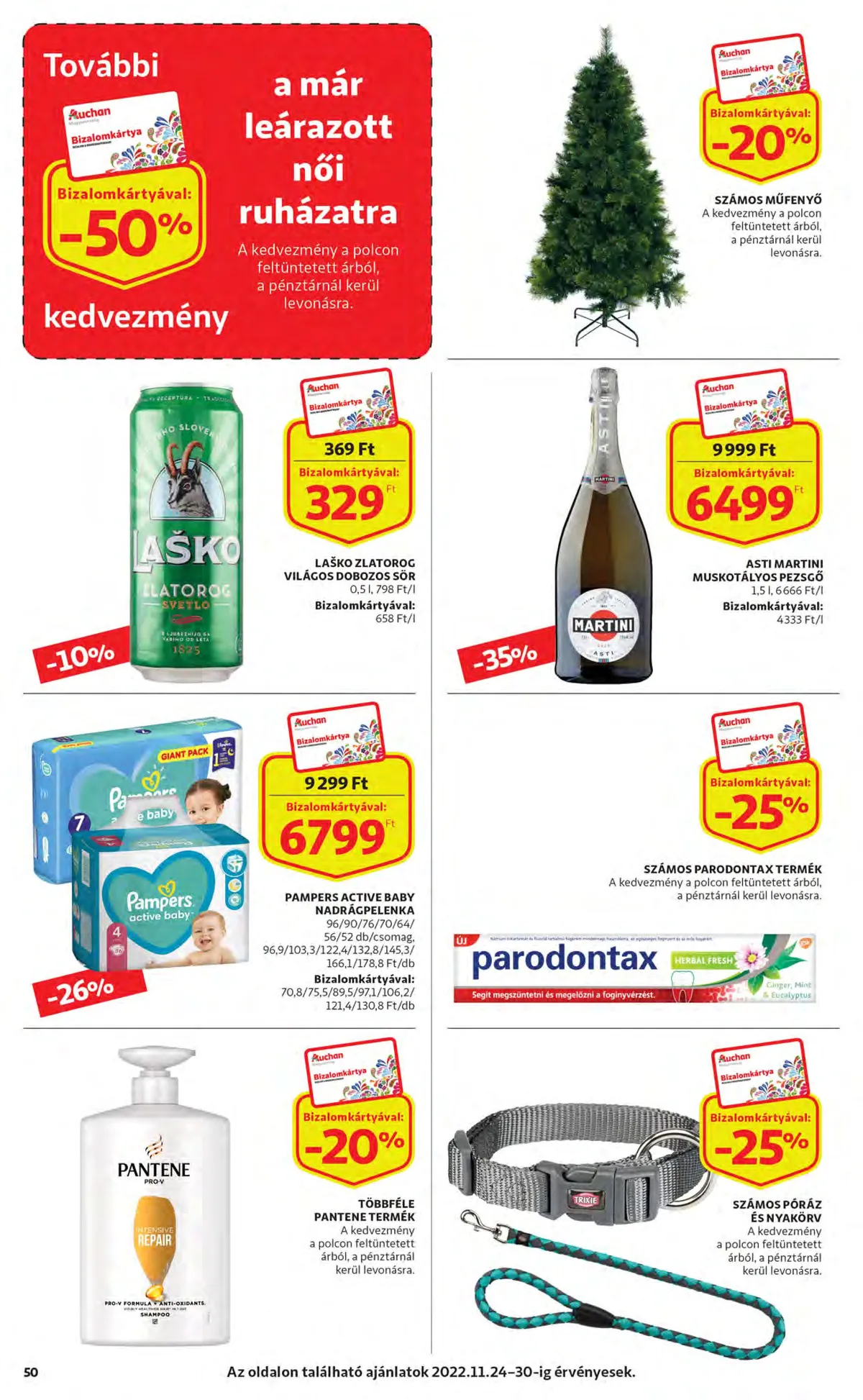 Auchan akciós újság 11.24–11.30 – 50. oldal