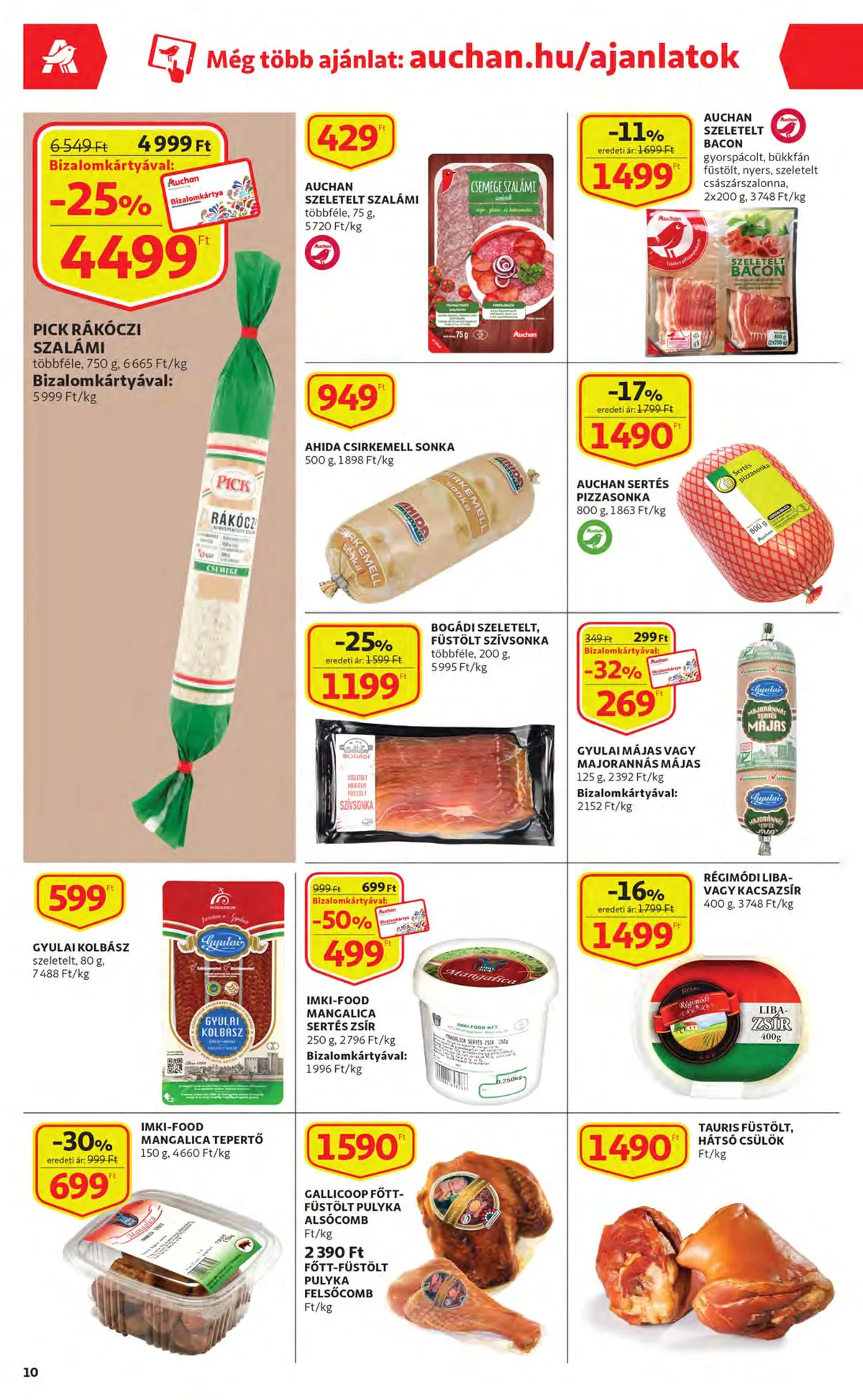 Auchan akciós újság 12.01–12.07 – 10. oldal