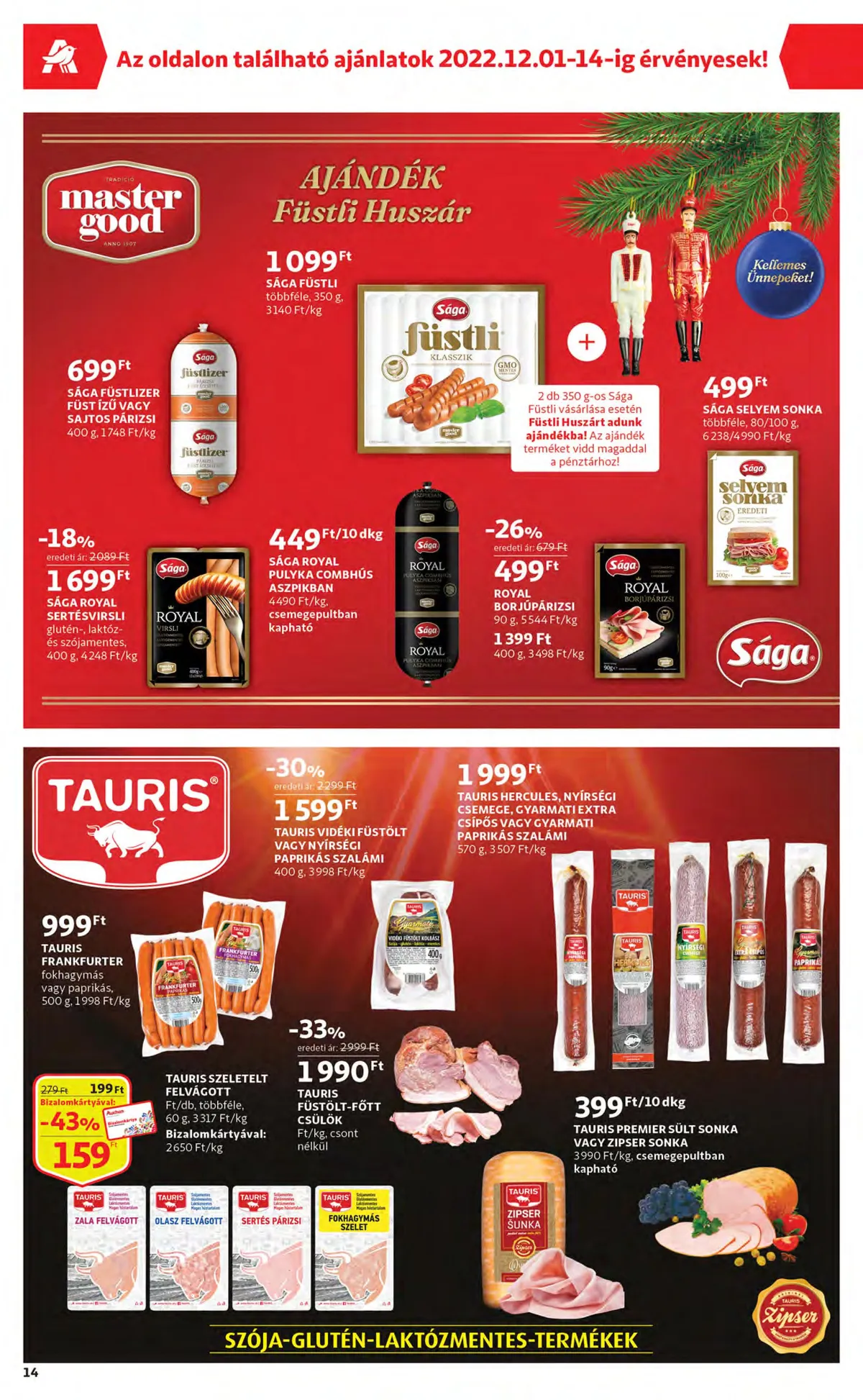 Auchan akciós újság 12.01–12.07 – 14. oldal