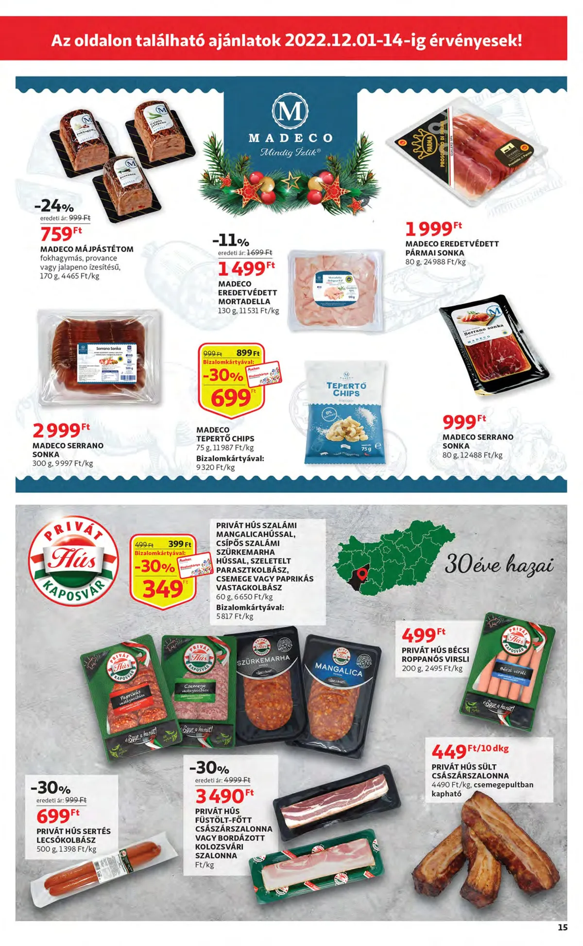 Auchan akciós újság 12.01–12.07 – 15. oldal