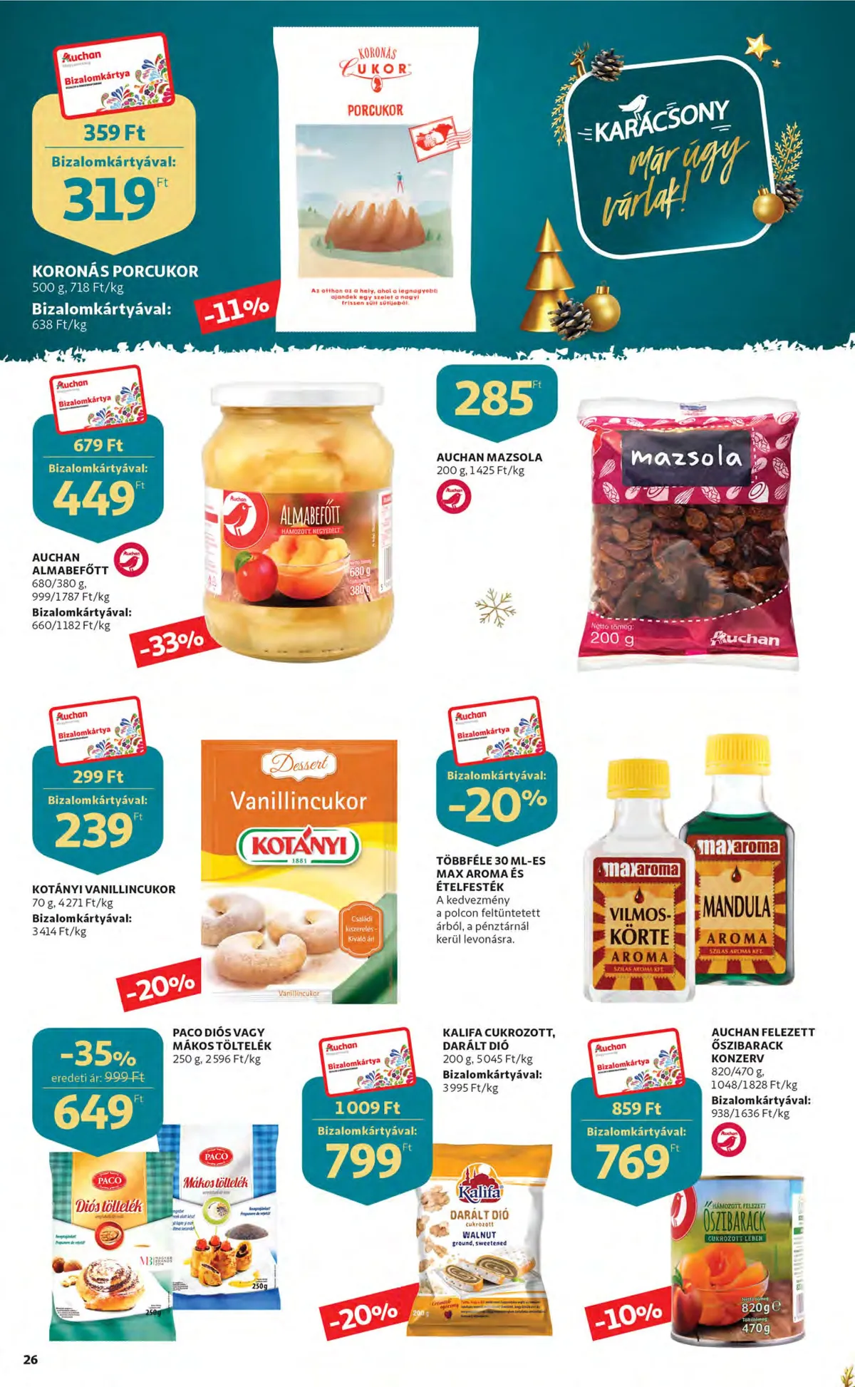 Auchan akciós újság 12.01–12.07 – 26. oldal