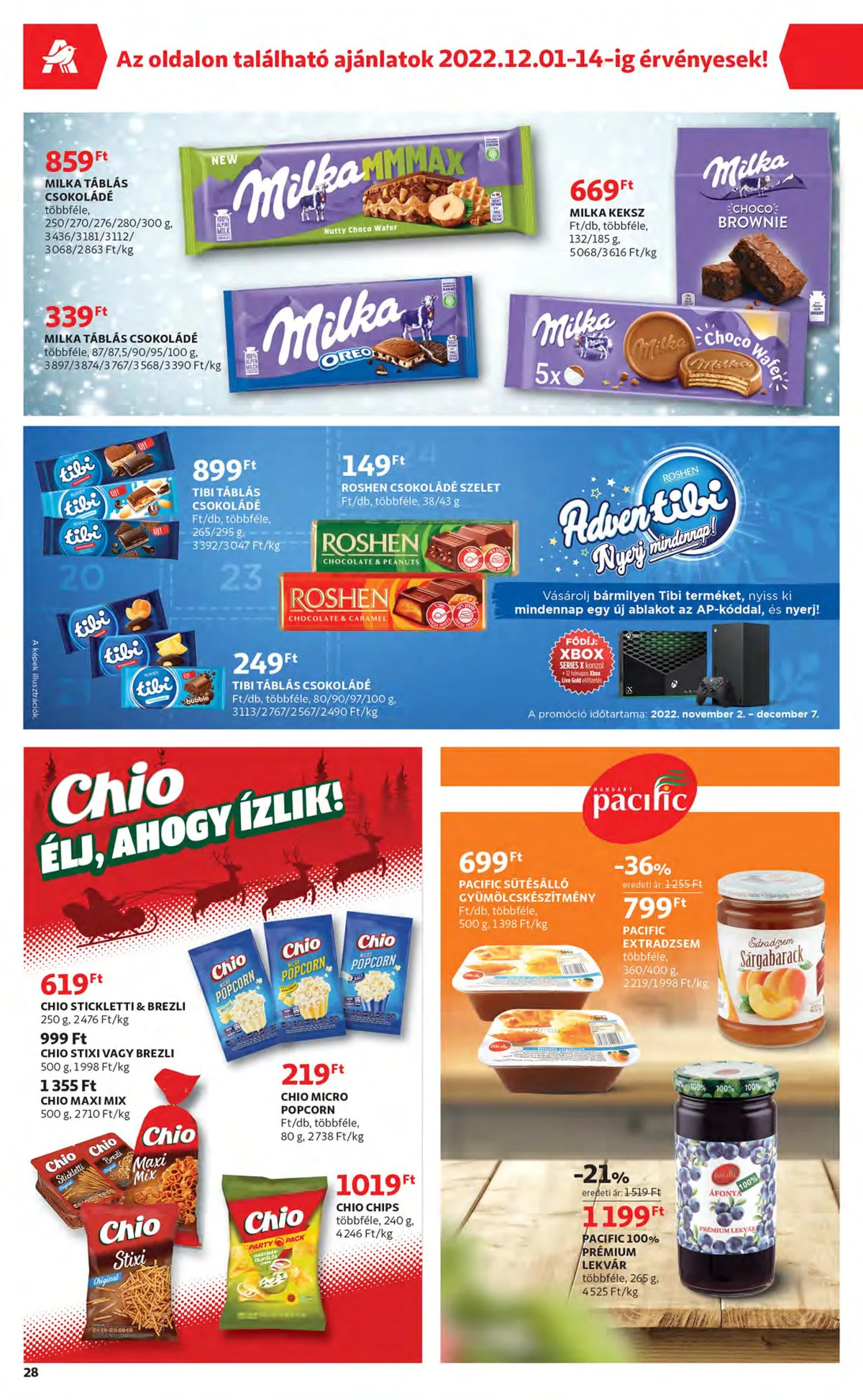 Auchan akciós újság 12.01–12.07 – 28. oldal