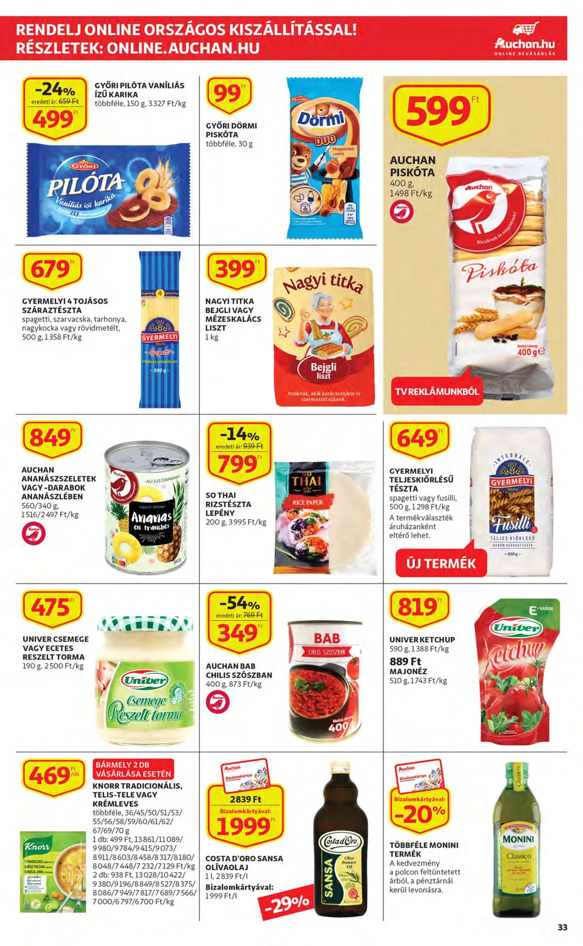 Auchan akciós újság 12.01–12.07 – 33. oldal