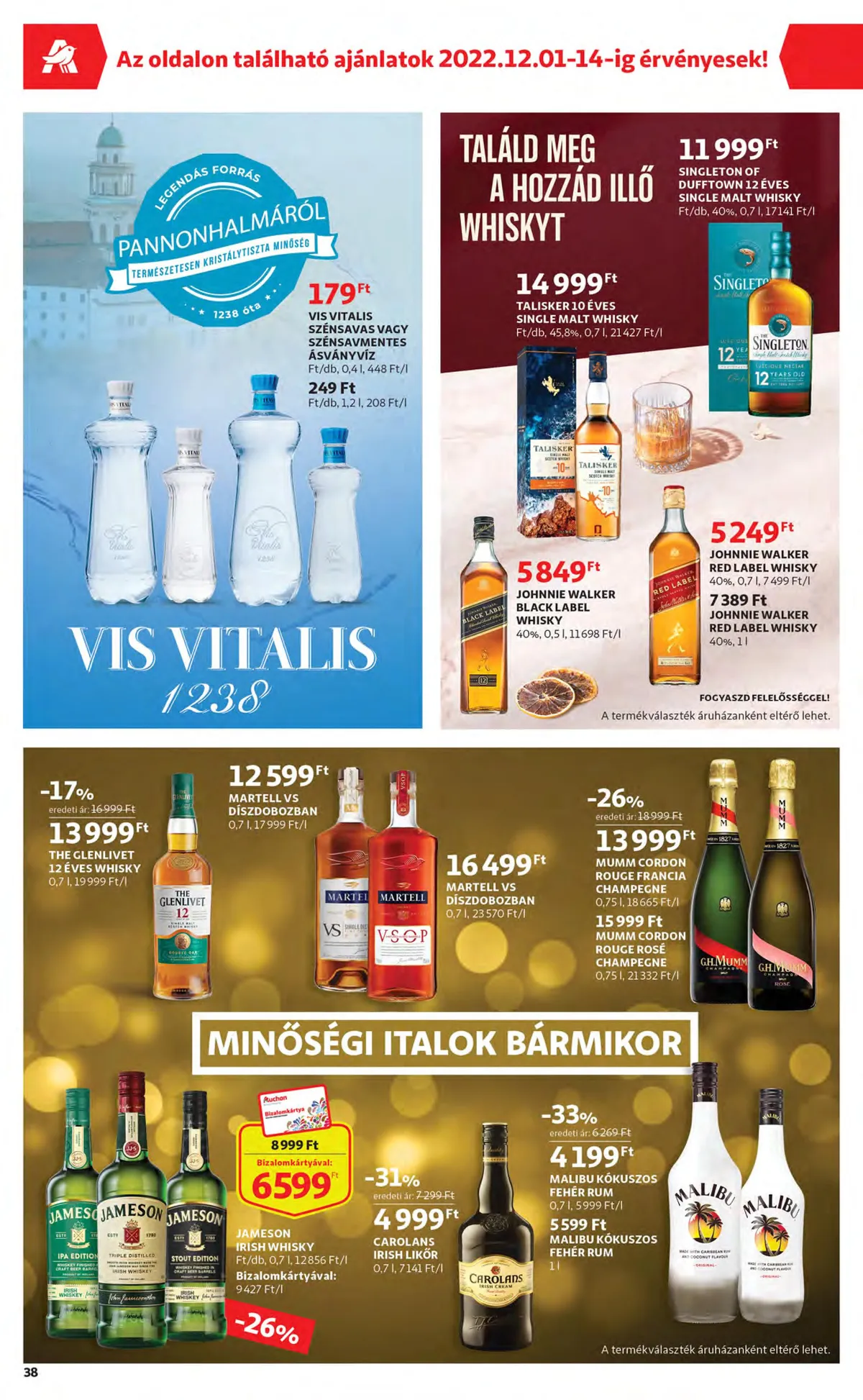 Auchan akciós újság 12.01–12.07 – 38. oldal