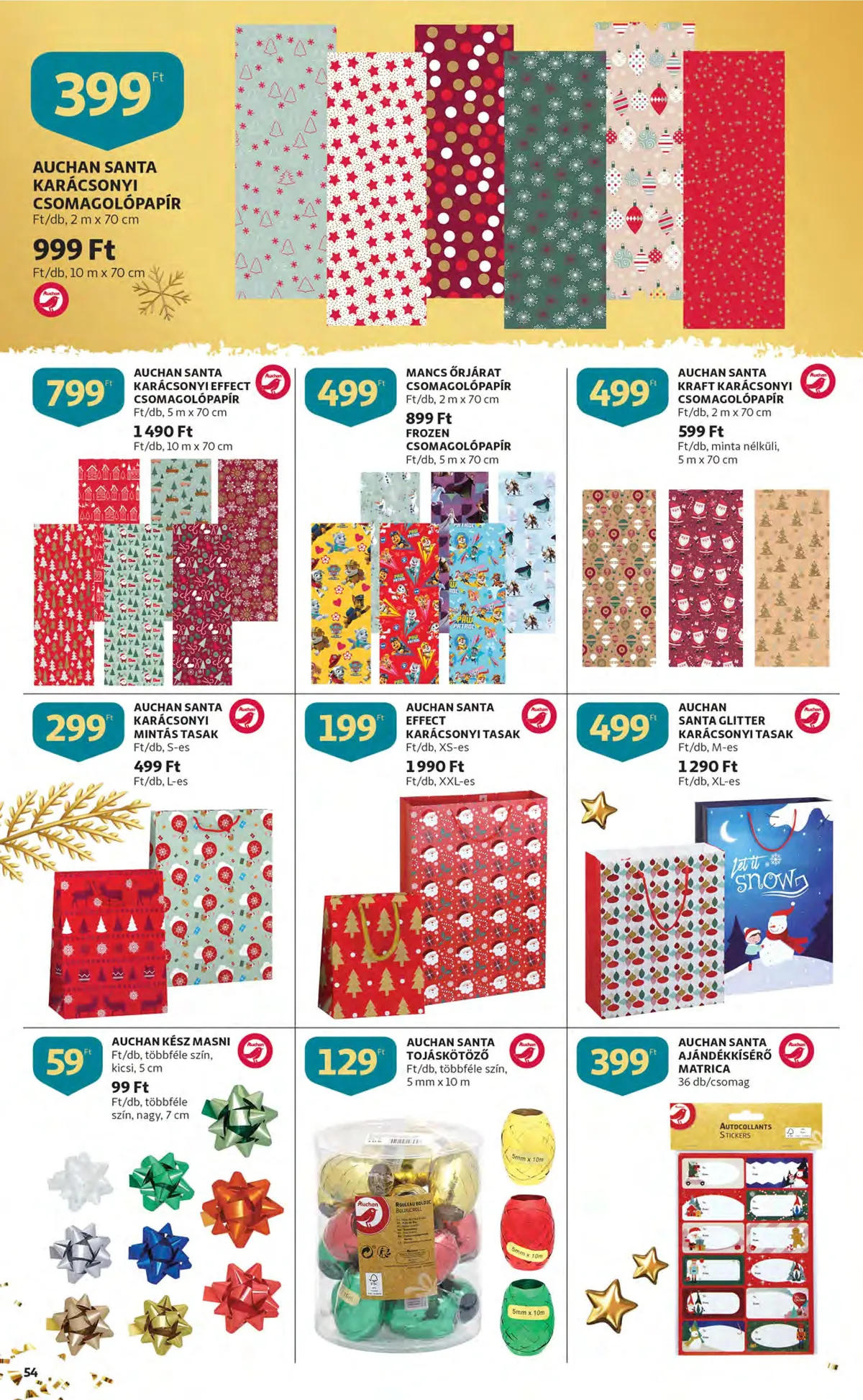 Auchan akciós újság 12.01–12.07 – 54. oldal