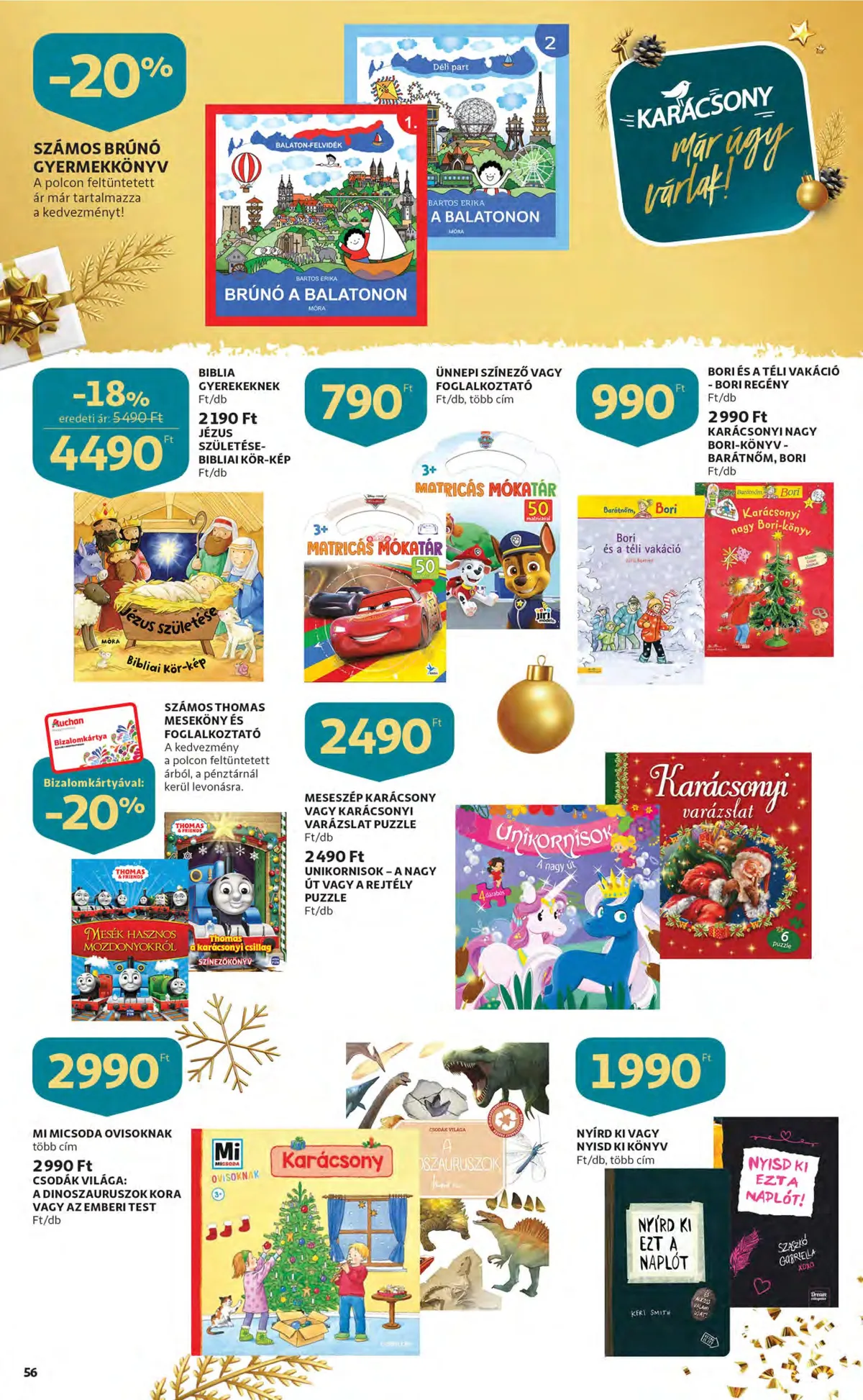 Auchan akciós újság 12.01–12.07 – 56. oldal