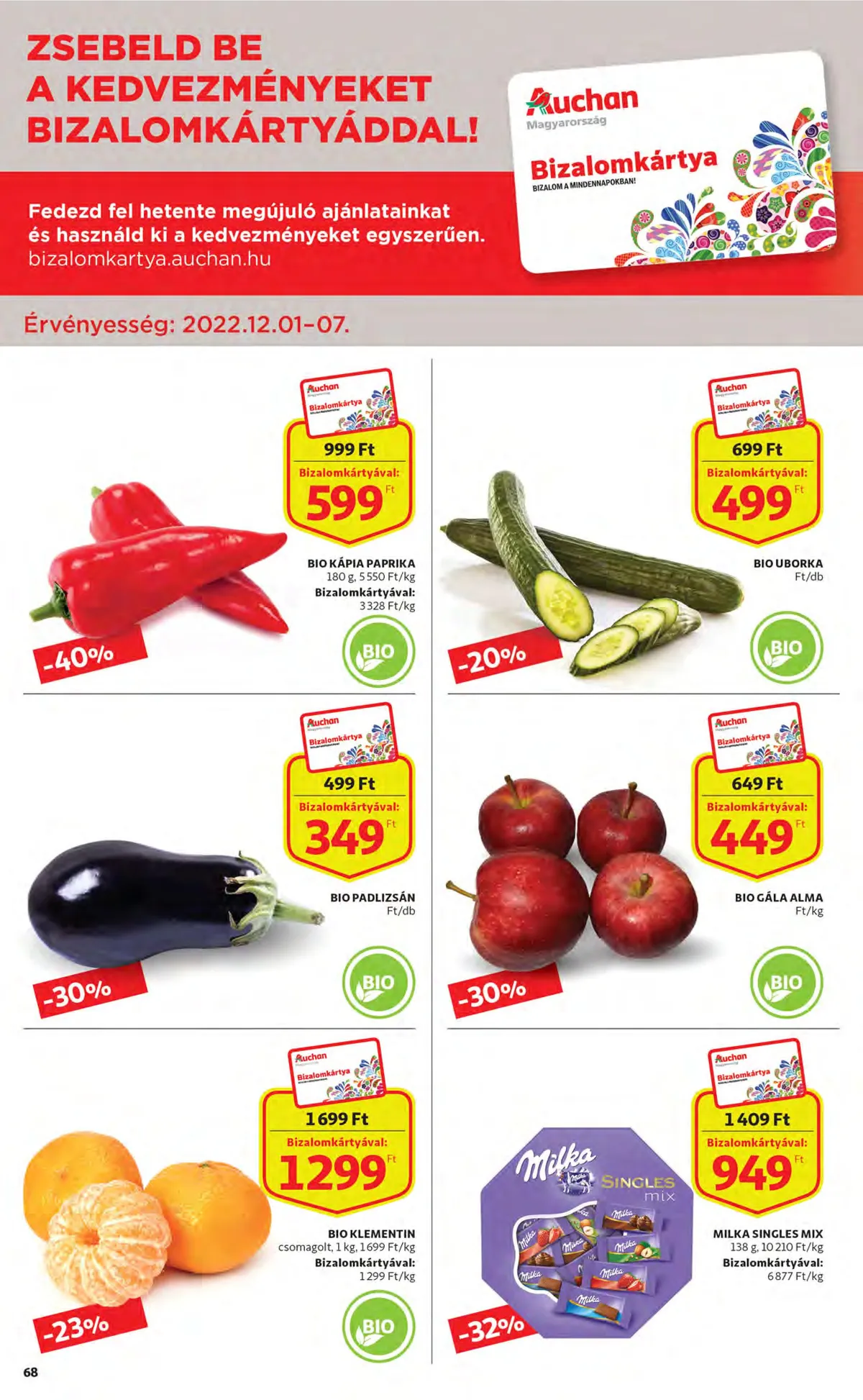 Auchan akciós újság 12.01–12.07 – 68. oldal