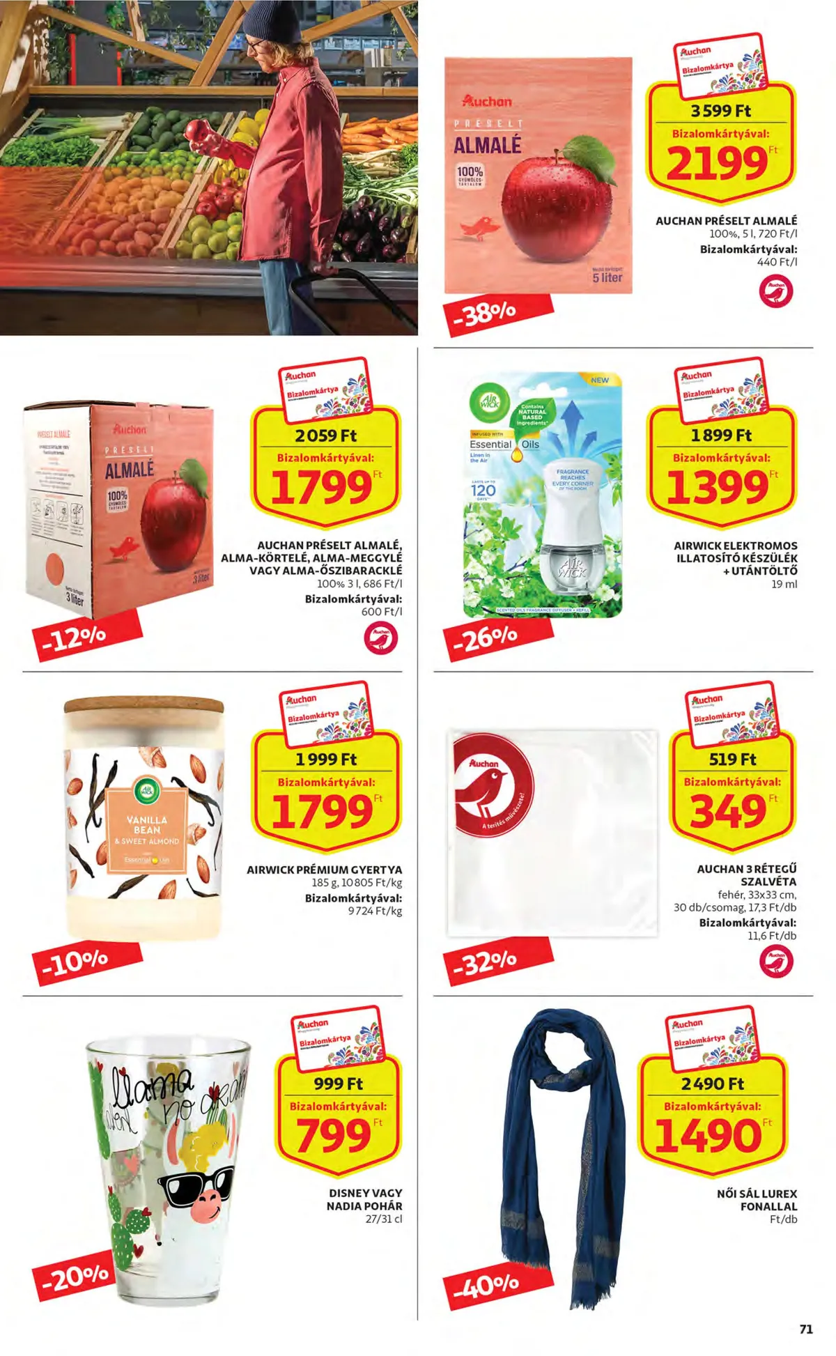 Auchan akciós újság 12.01–12.07 – 71. oldal