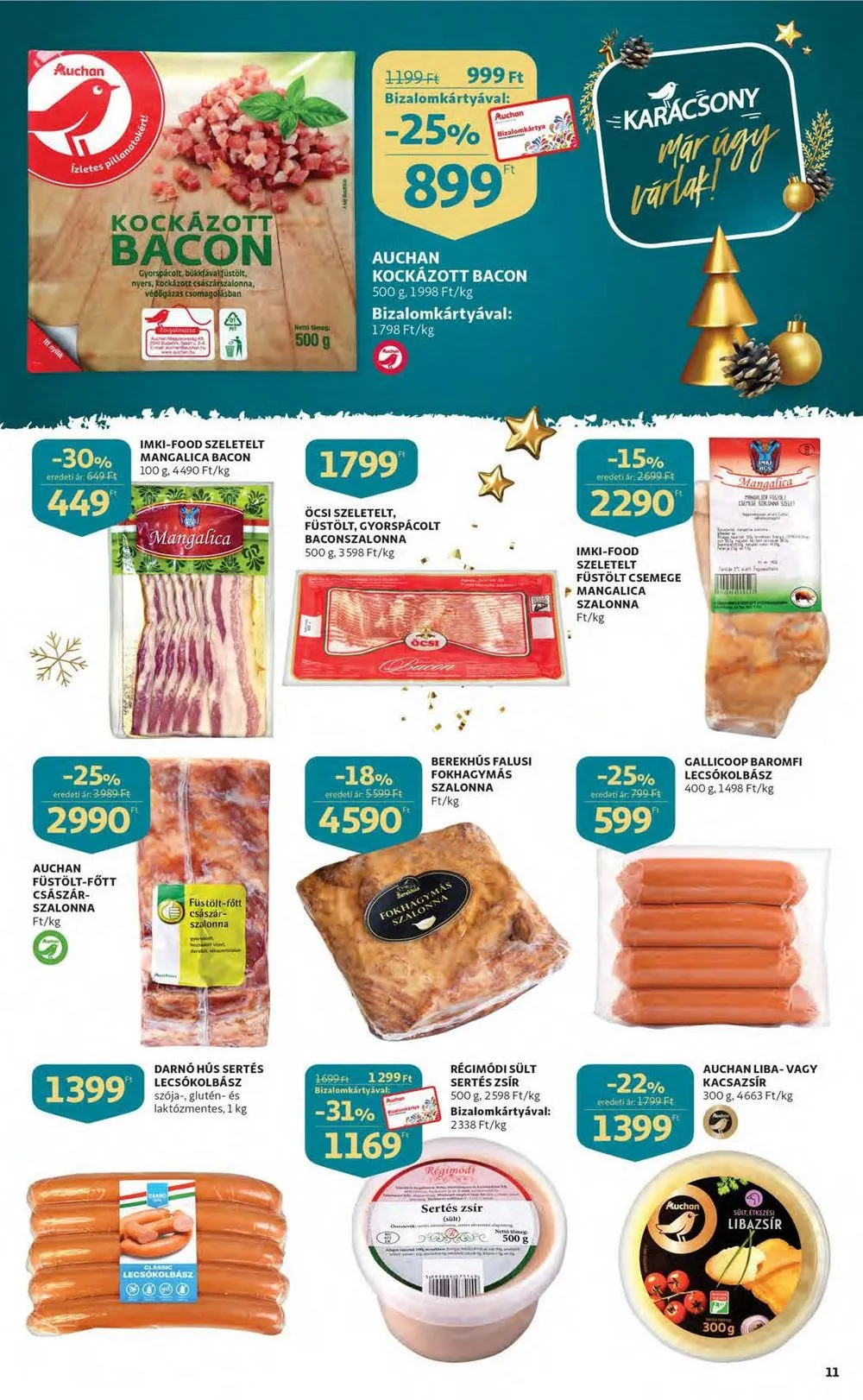 Auchan akciós újság 12.08–12.14 – 11. oldal