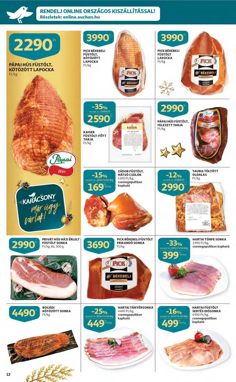 Auchan akciós újság 12.08–12.14 – 12. oldal