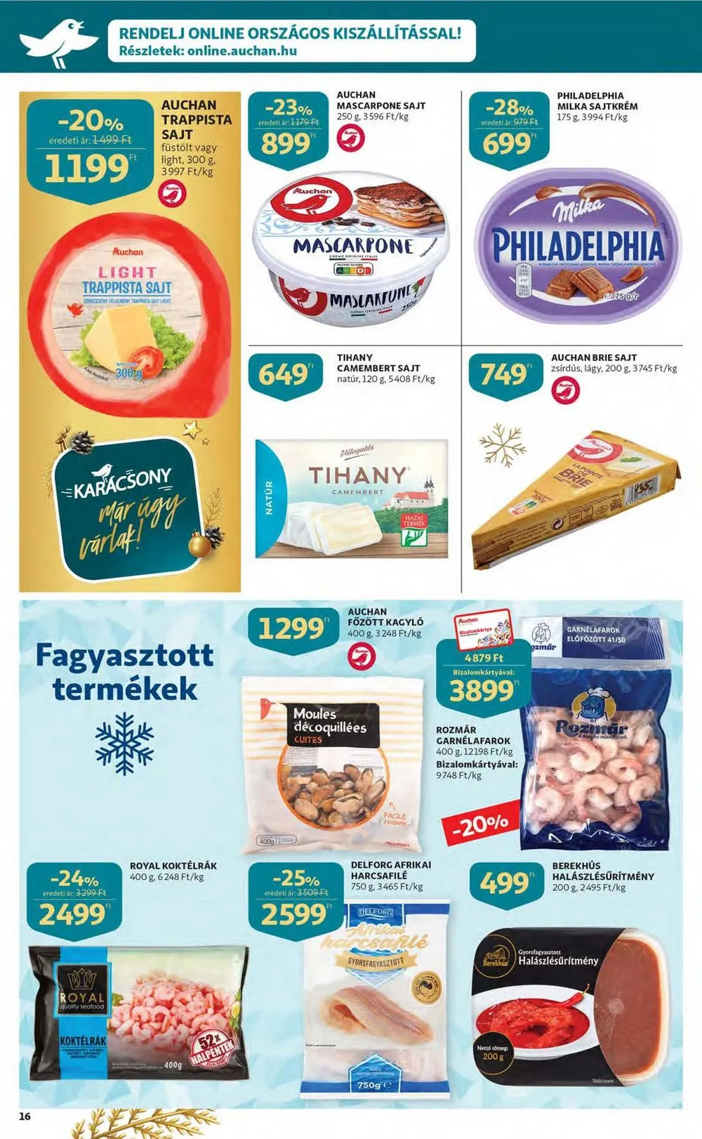 Auchan akciós újság 12.08–12.14 – 16. oldal
