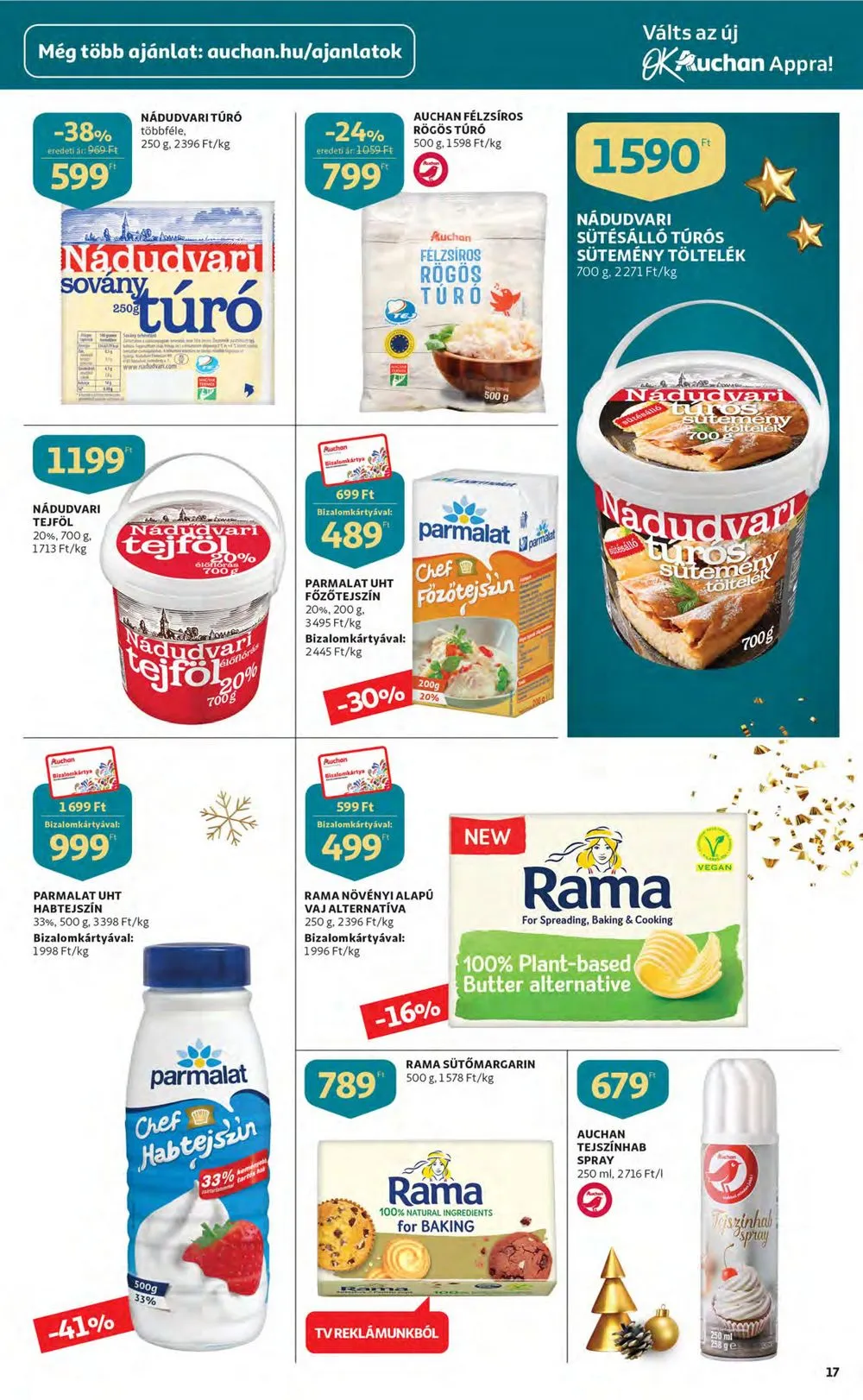 Auchan akciós újság 12.08–12.14 – 17. oldal