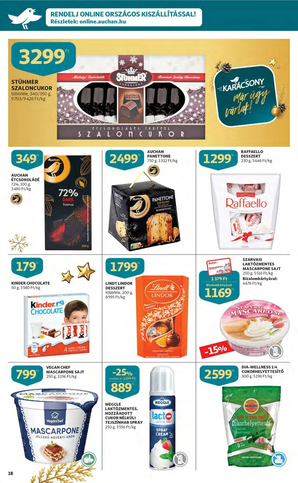 Auchan akciós újság 12.08–12.14 – 18. oldal