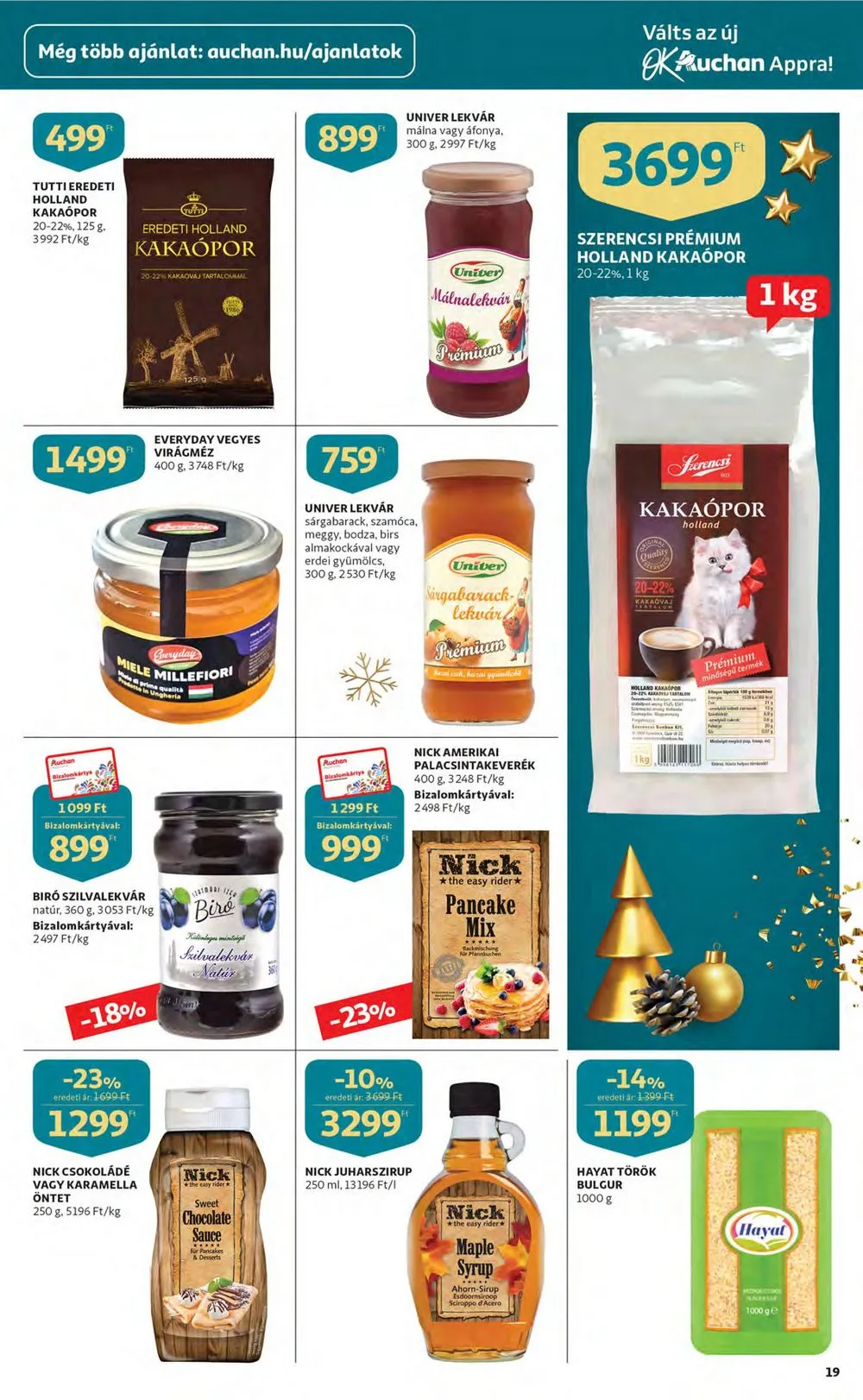 Auchan akciós újság 12.08–12.14 – 19. oldal