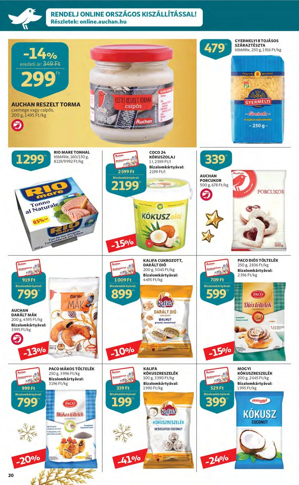 Auchan akciós újság 12.08–12.14 – 20. oldal