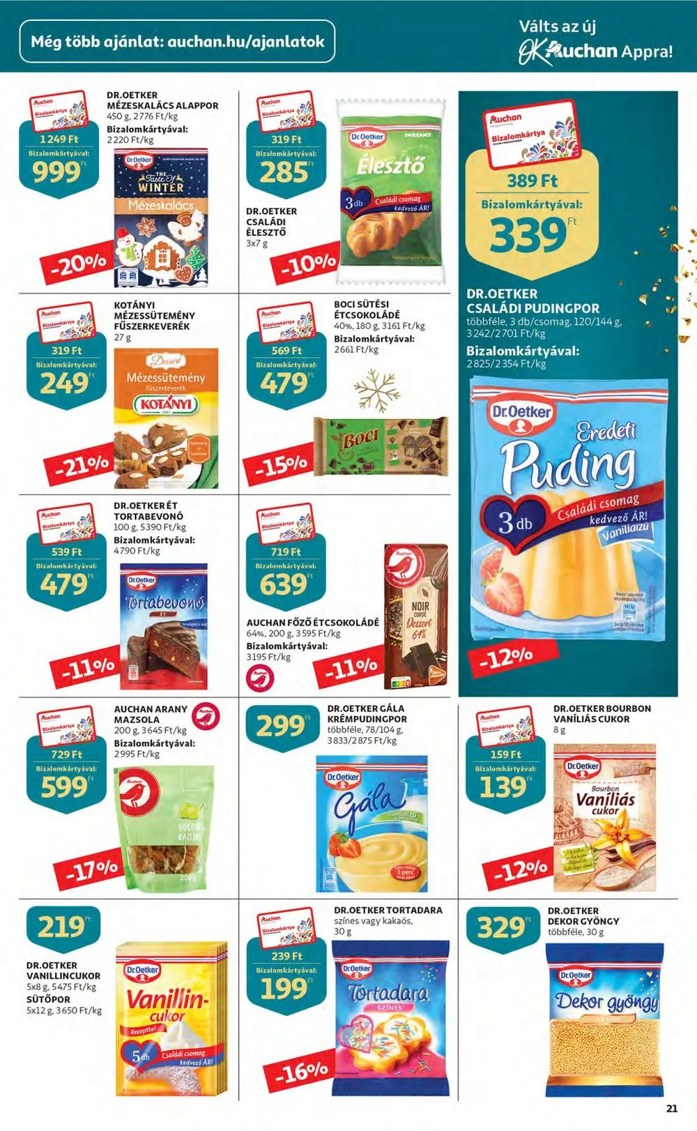 Auchan akciós újság 12.08–12.14 – 21. oldal