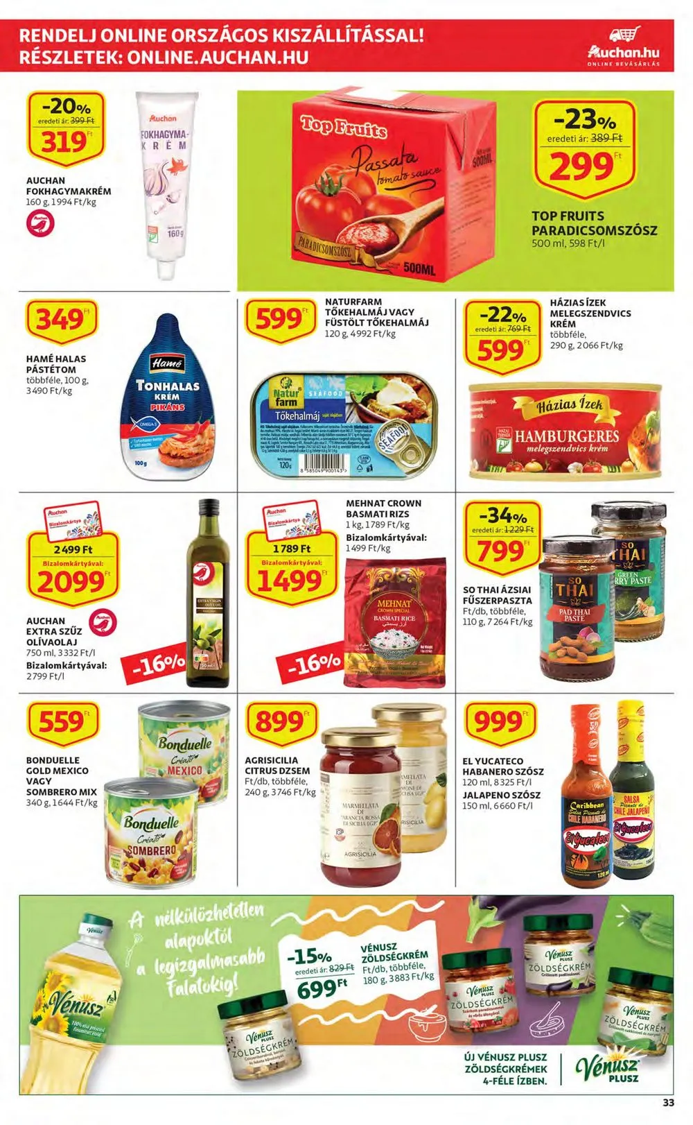 Auchan akciós újság 12.08–12.14 – 33. oldal