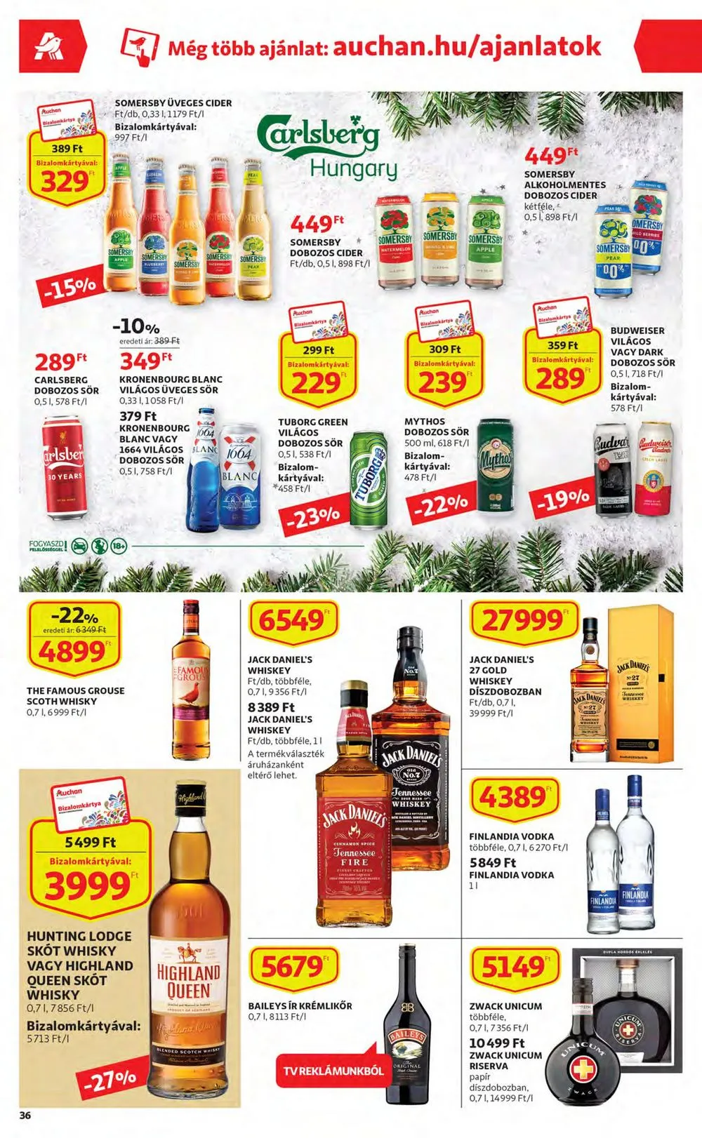 Auchan akciós újság 12.08–12.14 – 36. oldal