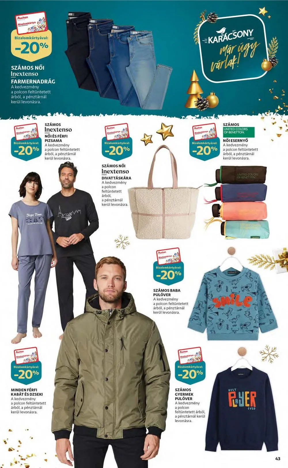 Auchan akciós újság 12.08–12.14 – 43. oldal
