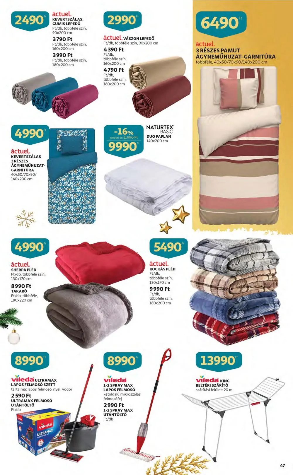 Auchan akciós újság 12.08–12.14 – 47. oldal