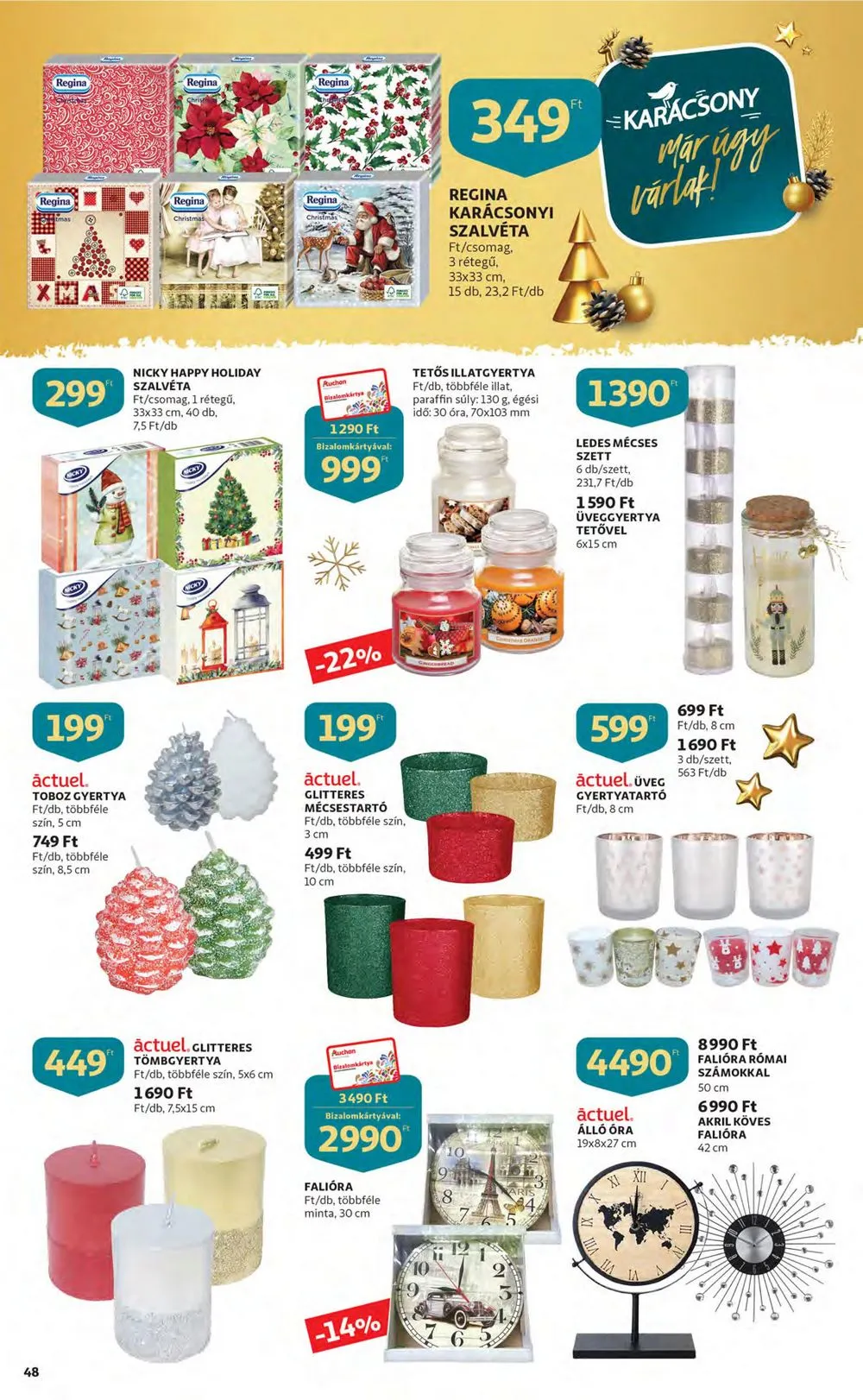 Auchan akciós újság 12.08–12.14 – 48. oldal