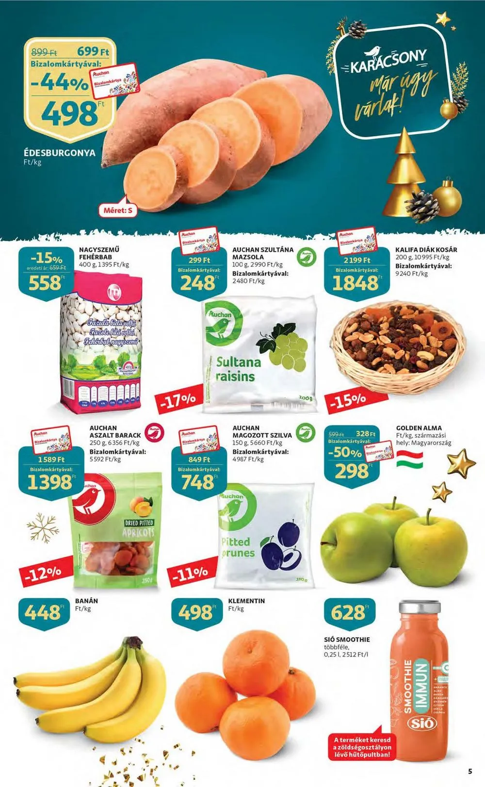 Auchan akciós újság 12.08–12.14 – 5. oldal