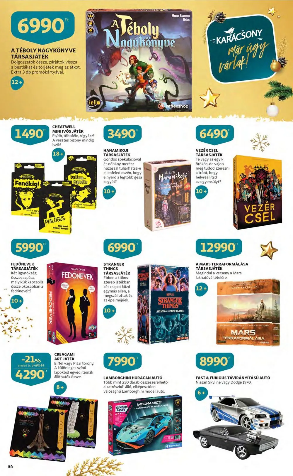 Auchan akciós újság 12.08–12.14 – 54. oldal