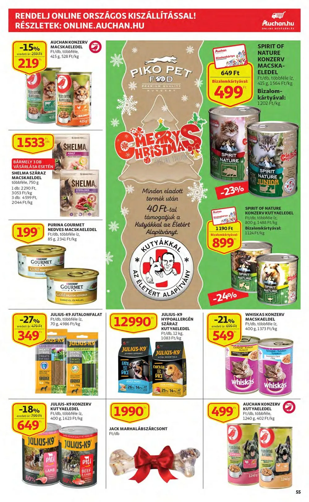 Auchan akciós újság 12.08–12.14 – 55. oldal