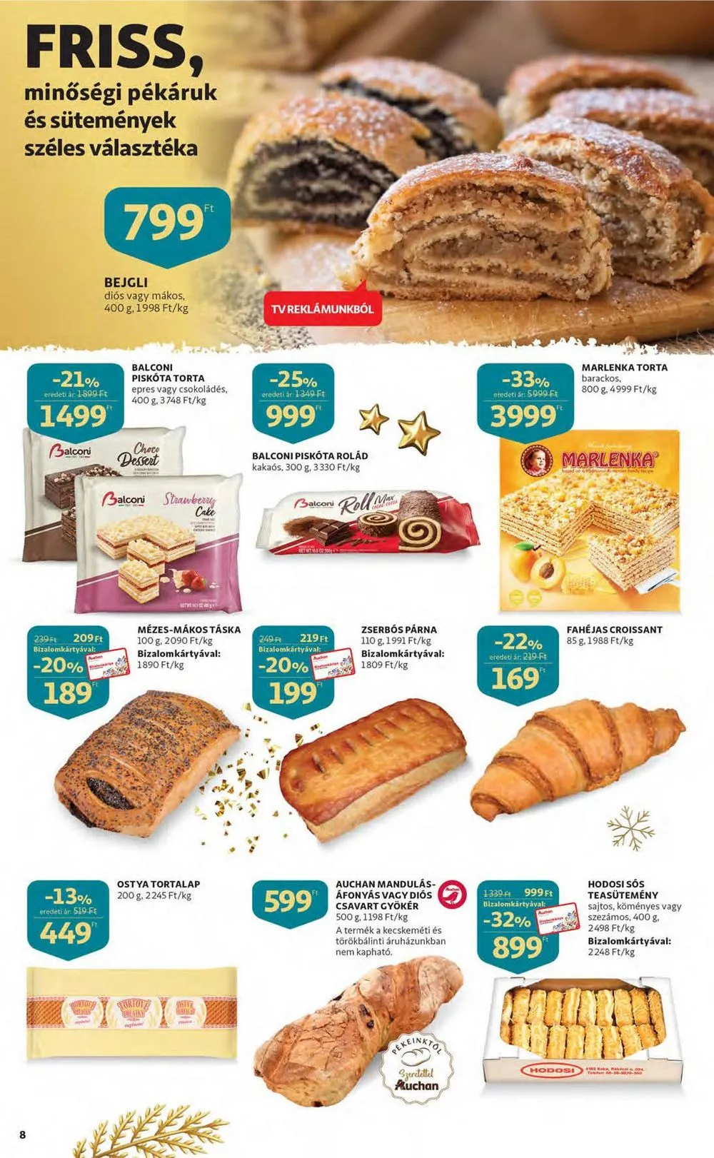 Auchan akciós újság 12.08–12.14 – 8. oldal