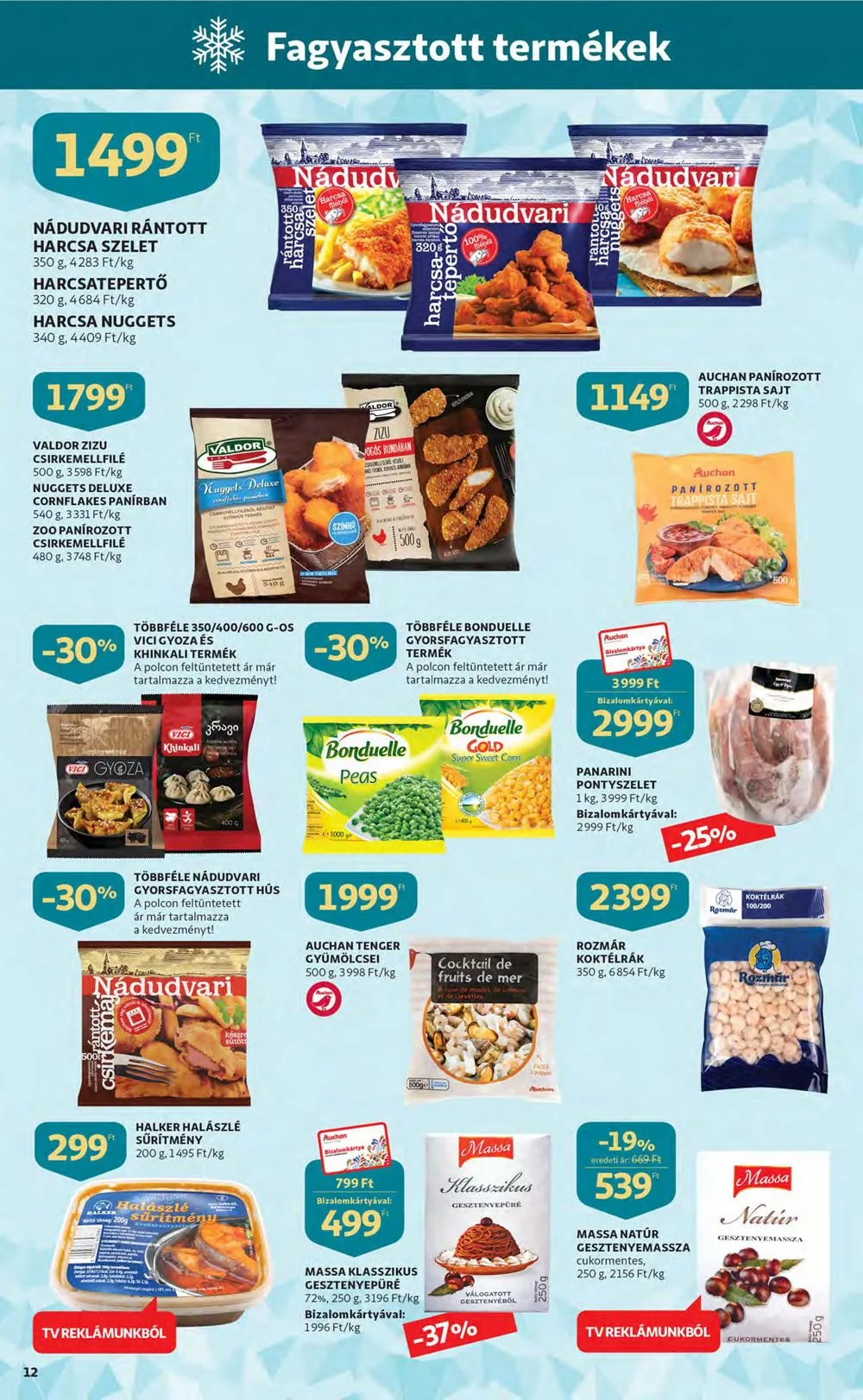 Auchan akciós újság 12.15–12.24 – 12. oldal