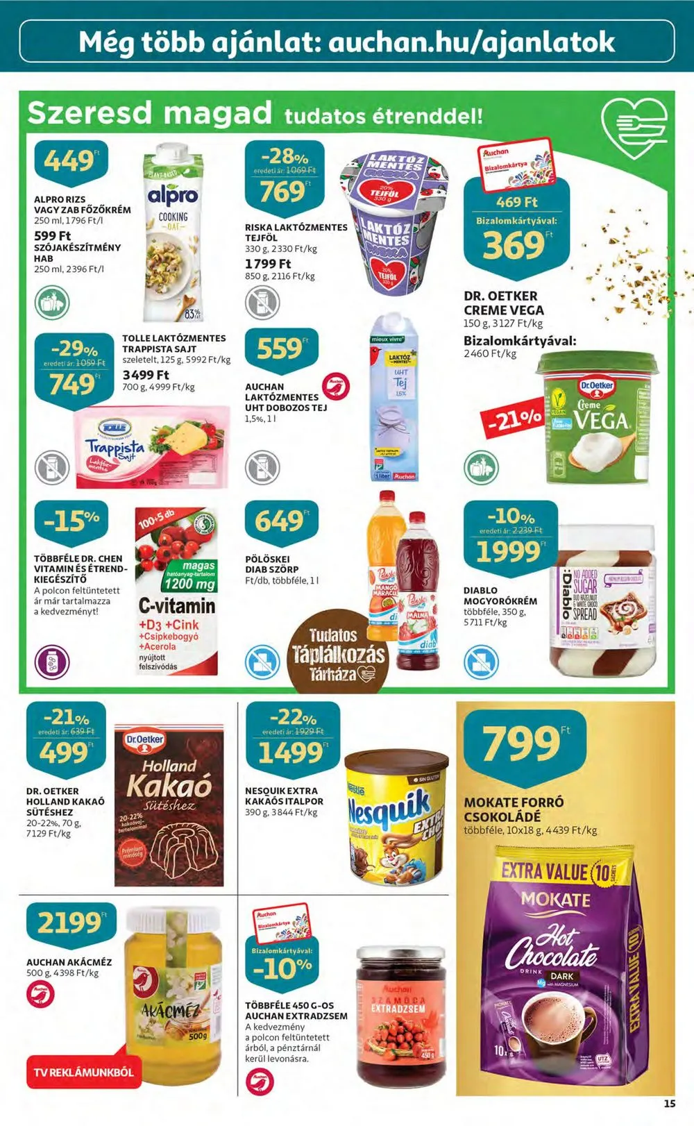 Auchan akciós újság 12.15–12.24 – 15. oldal