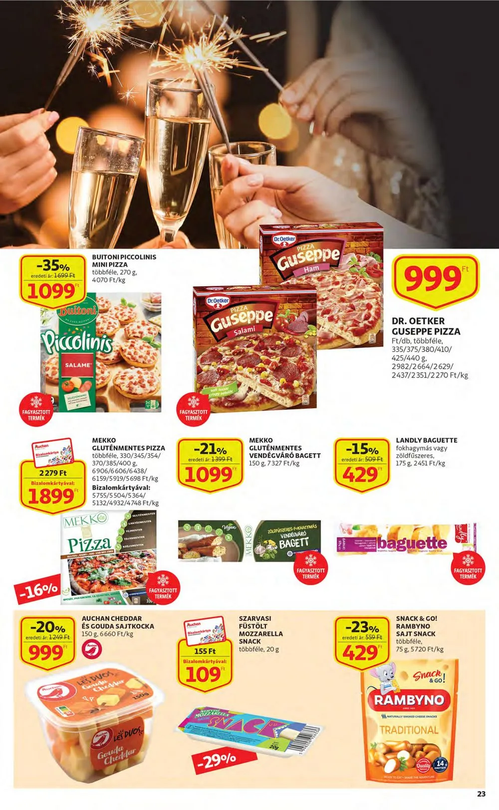 Auchan akciós újság 12.15–12.24 – 23. oldal