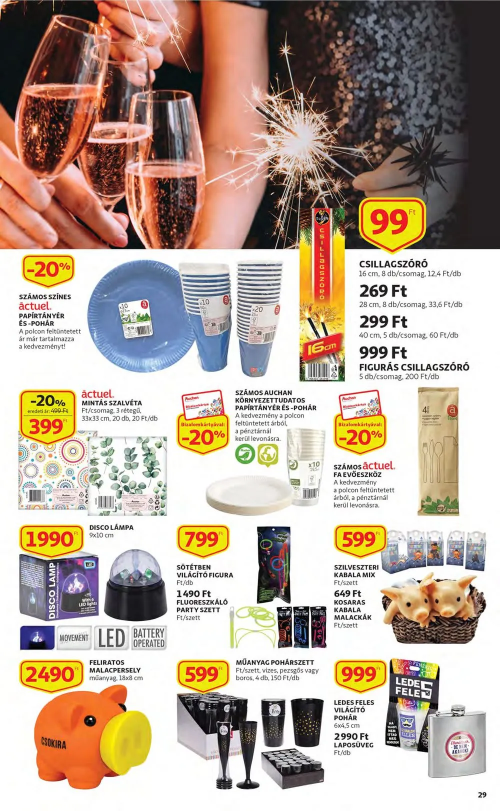 Auchan akciós újság 12.15–12.24 – 29. oldal