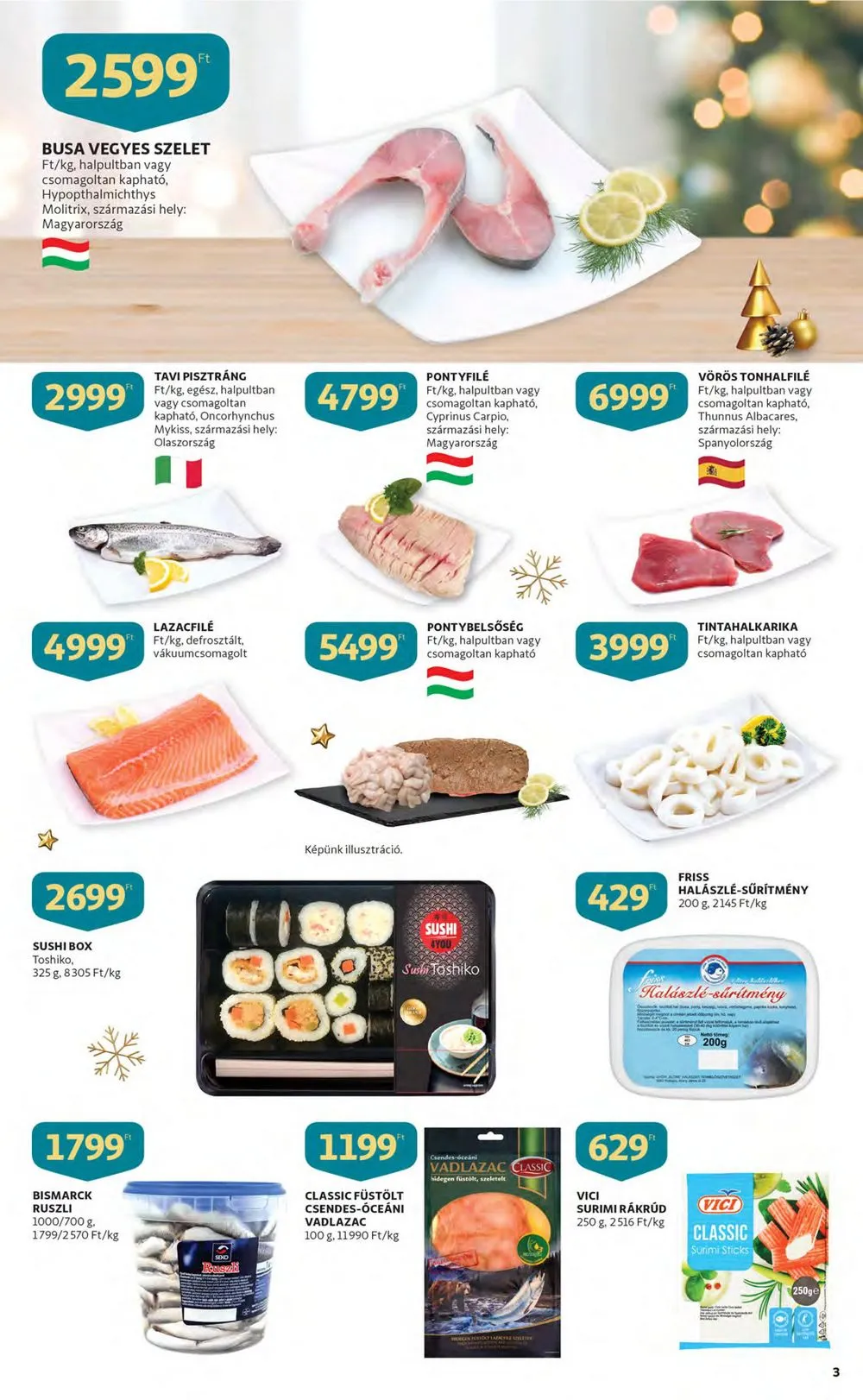 Auchan akciós újság 12.15–12.24 – 3. oldal