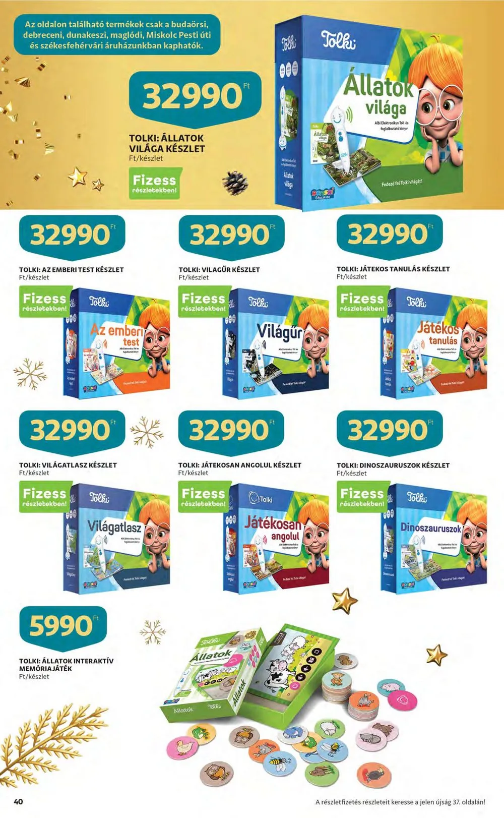 Auchan akciós újság 12.15–12.24 – 40. oldal