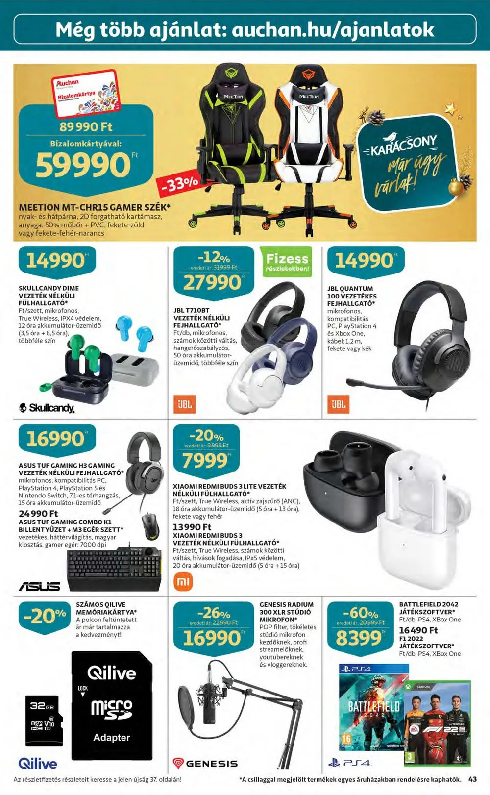 Auchan akciós újság 12.15–12.24 – 43. oldal