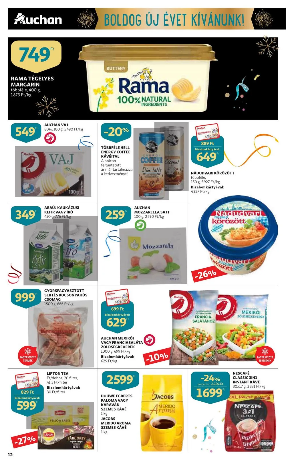 Auchan akciós újság 12.27–01.04 – 12. oldal