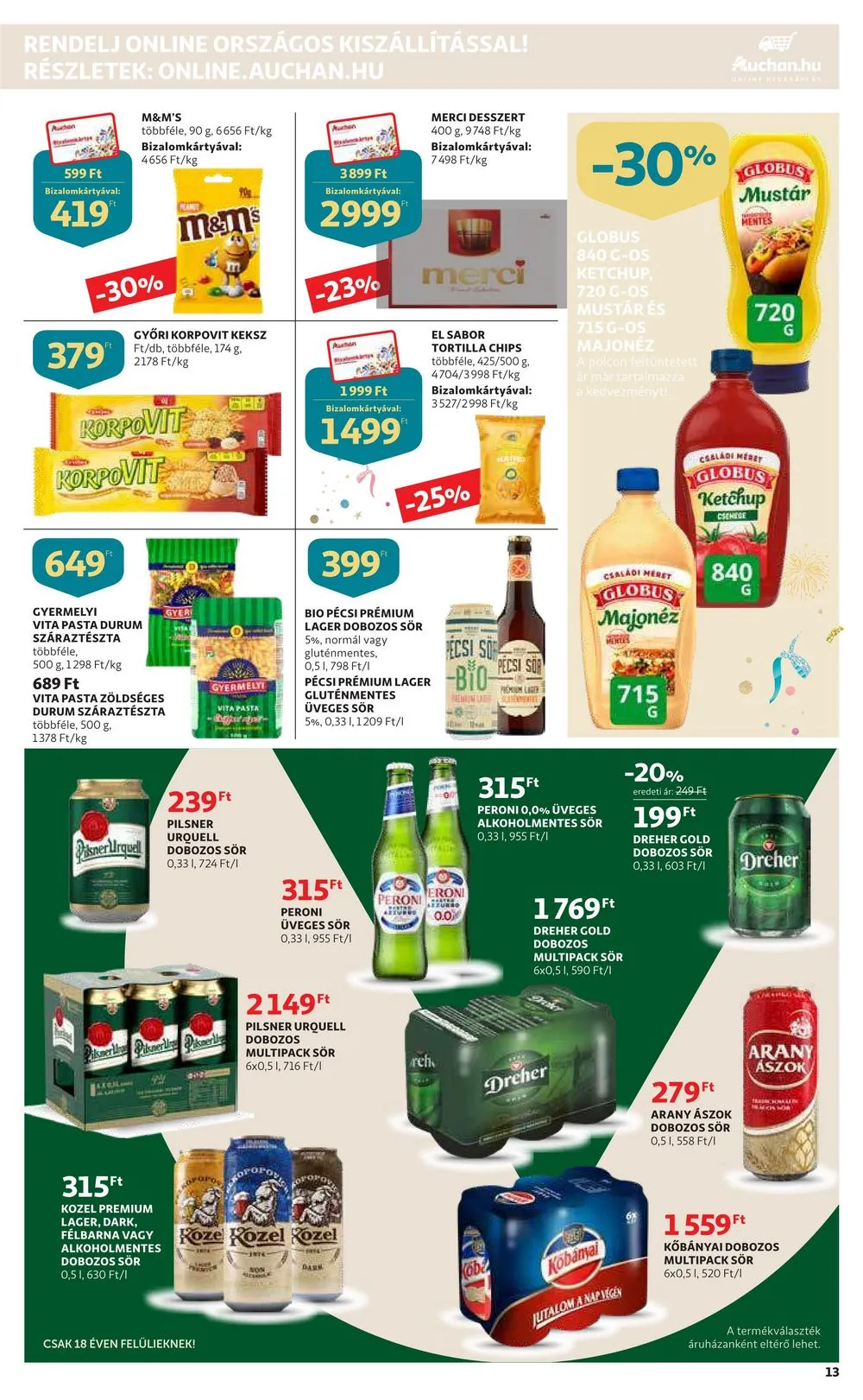 Auchan akciós újság 12.27–01.04 – 13. oldal