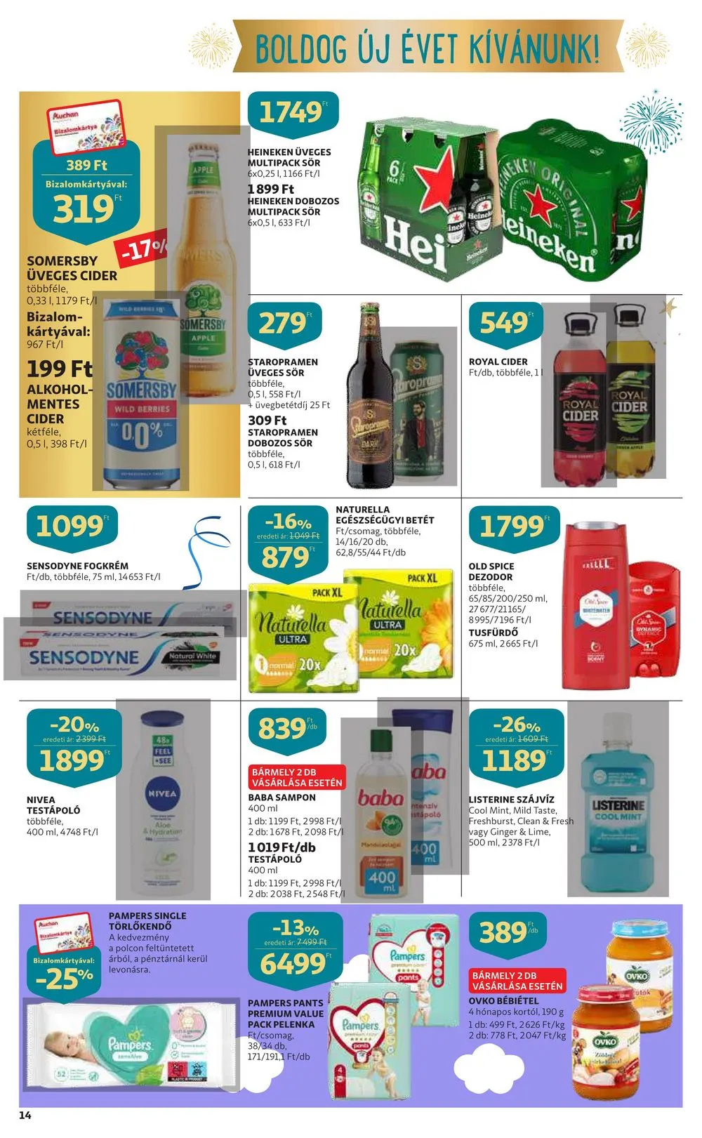 Auchan akciós újság 12.27–01.04 – 14. oldal