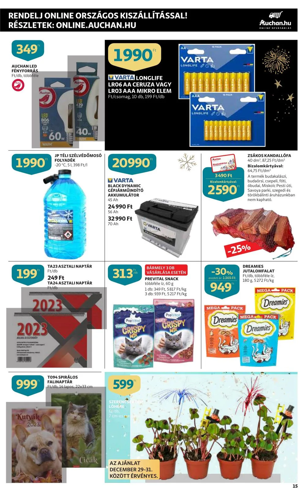Auchan akciós újság 12.27–01.04 – 15. oldal
