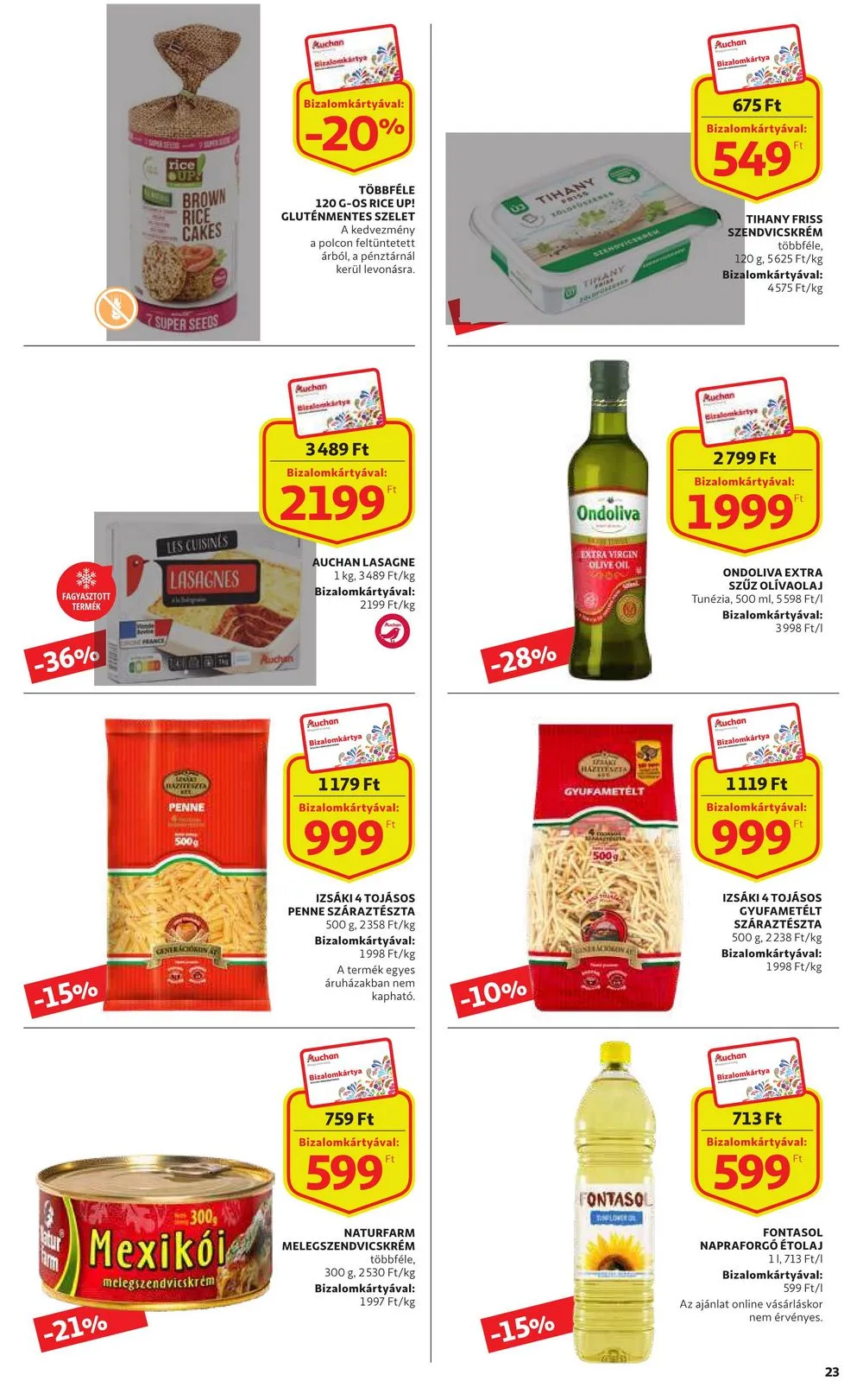 Auchan akciós újság 12.27–01.04 – 23. oldal